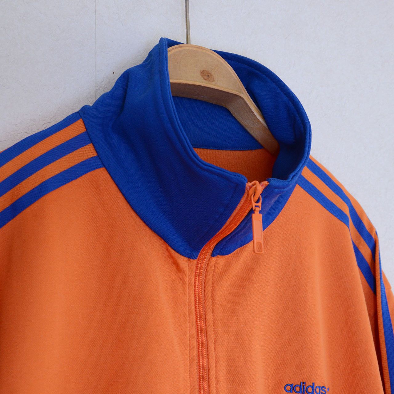 Adidas adidas Vintage Track Jacket 00s — Orange & Royal Blue Size L Size US L / EU 52-54 / 3 - 10 Thumbnail