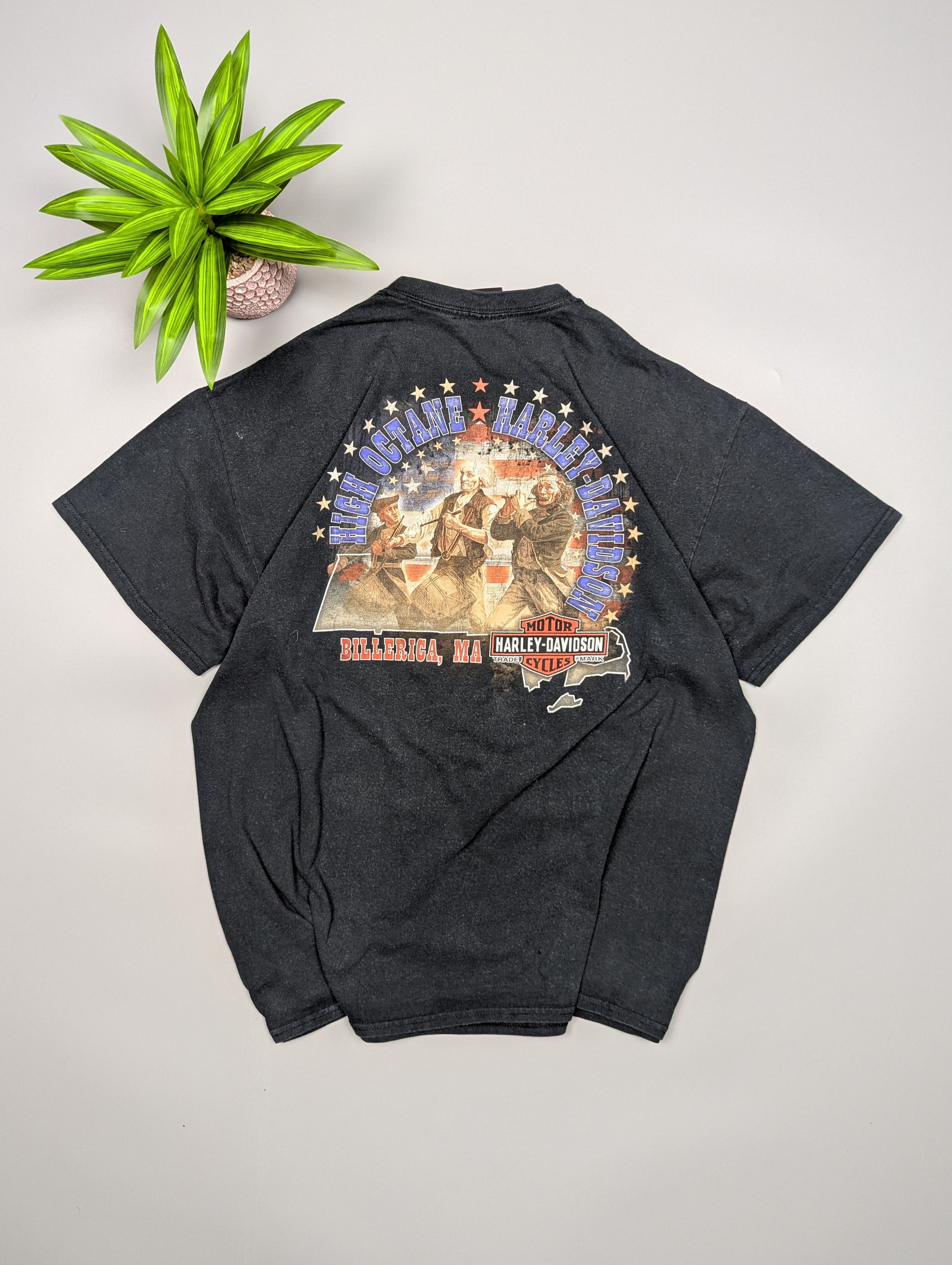 Bravado × Harley Davidson × Vintage Harley-Davidson Bravado T-Shirt USA Patriotic Biker Tee Size US L / EU 52-54 / 3 - 1 Thumbnail