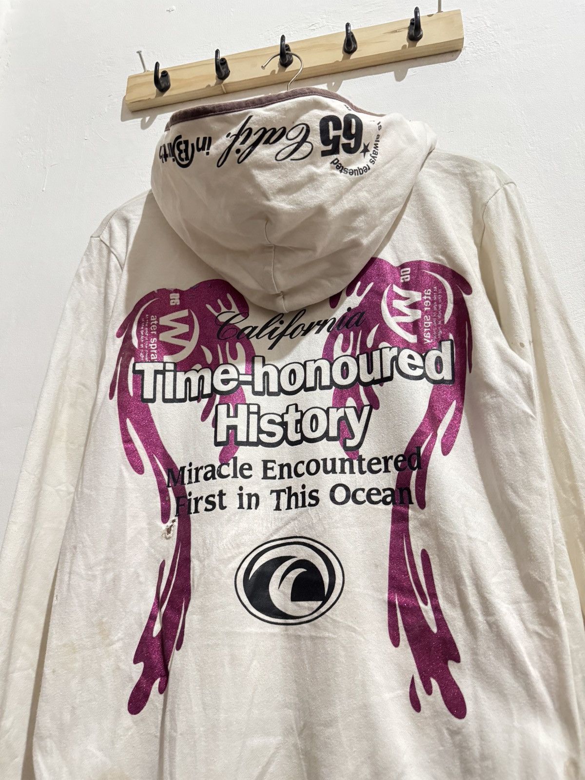 Hysteric Glamour Y2k Zapa Tear ifsixwasnine style zip hoodie Size US L / EU 52-54 / 3 - 4 Thumbnail