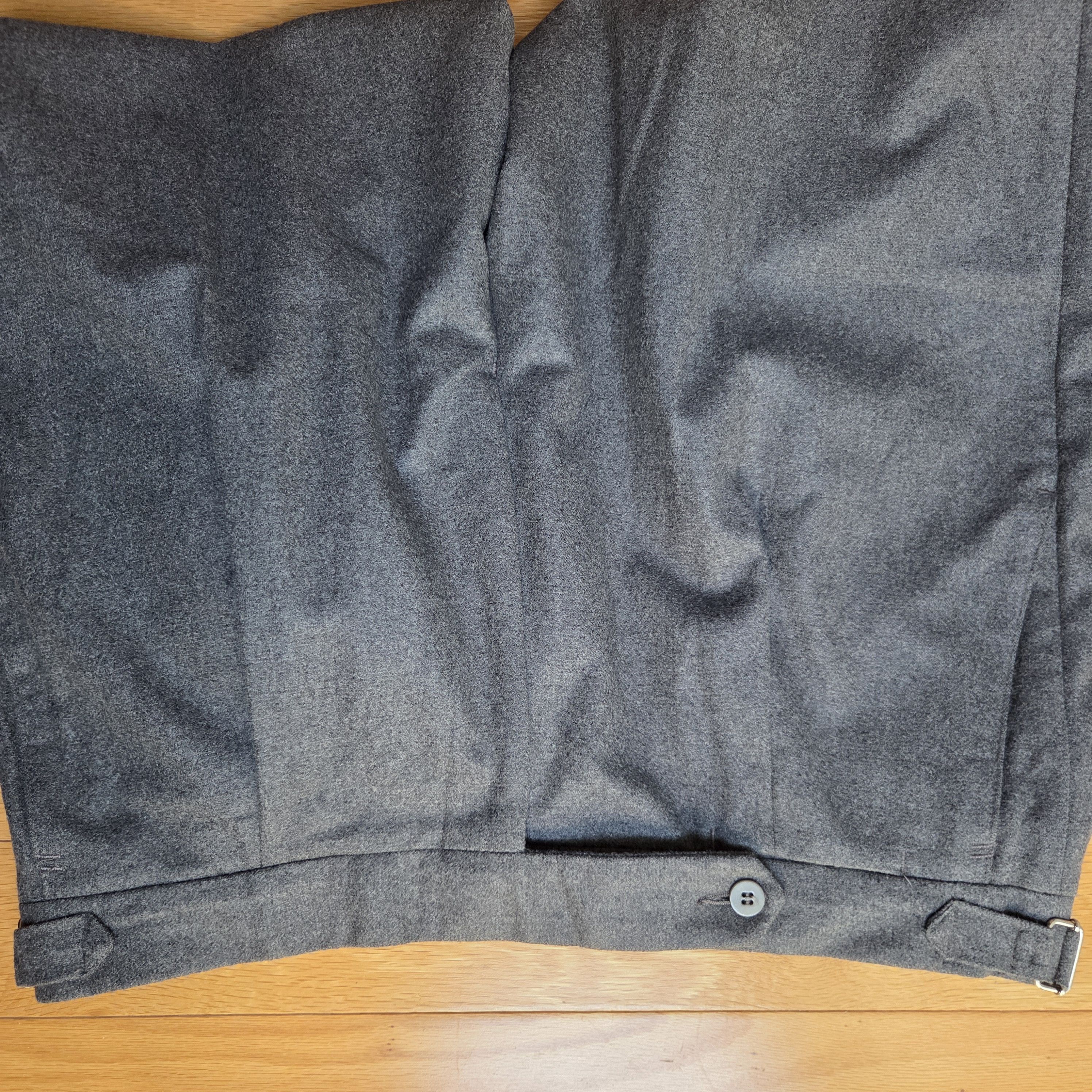 Stoffa Grey wool flannel trousers Size US 36 / EU 52 - 2 Thumbnail