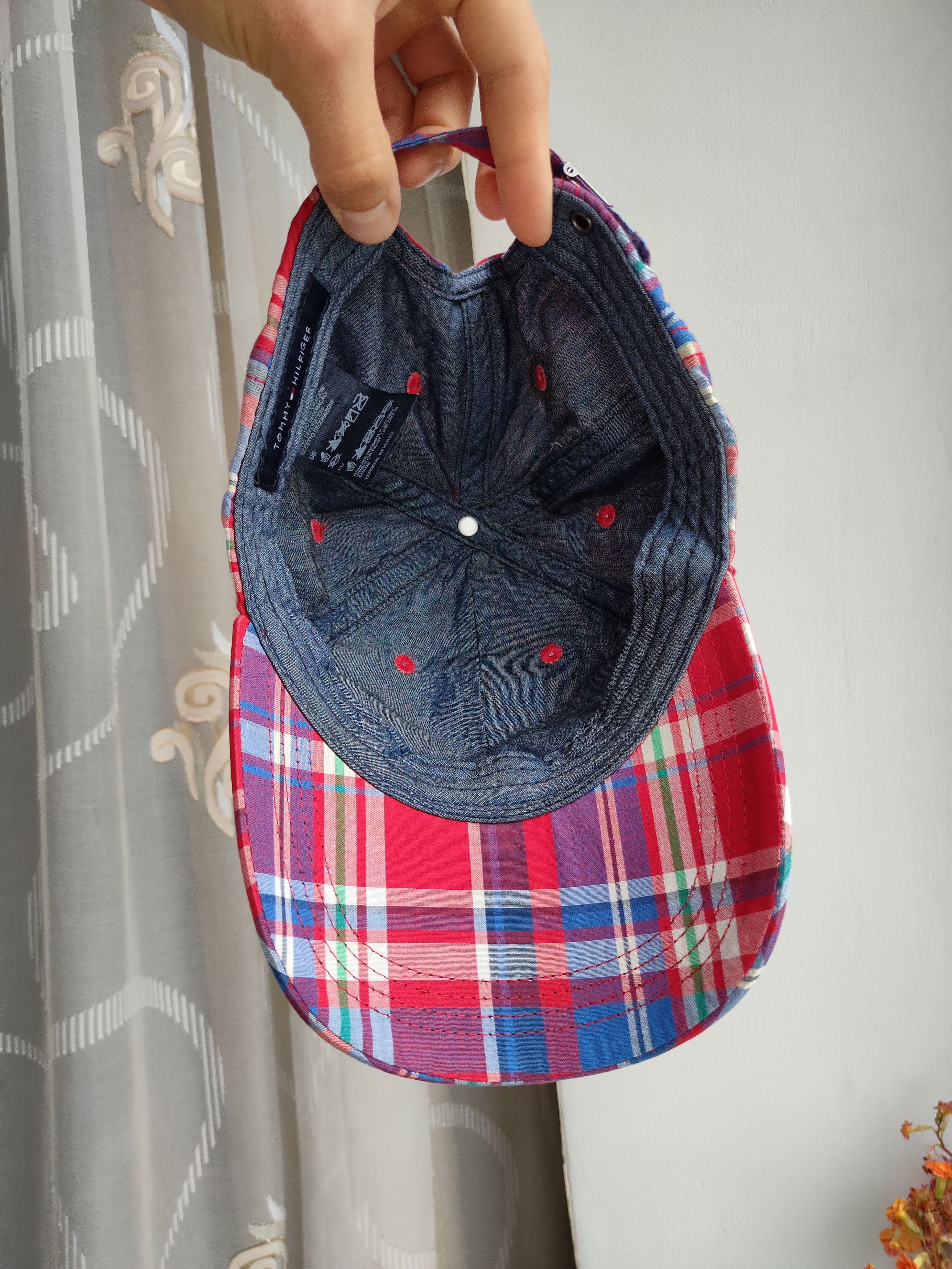 Tommy Hilfiger Tommy Hilfiger Checered Cap Unisex Tommy Hilfiger Cap Size ONE SIZE - 8 Thumbnail