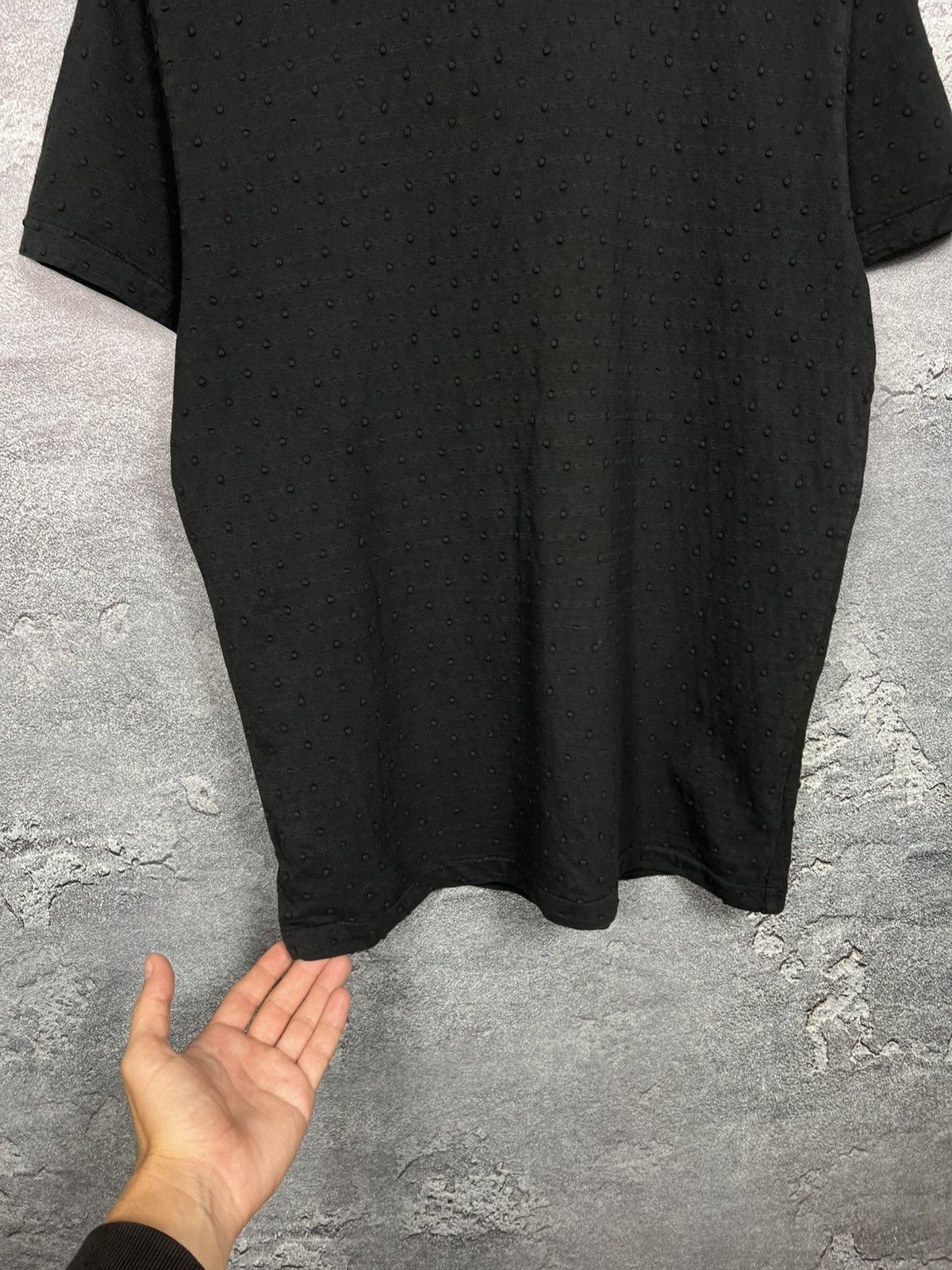 Our Legacy Our Legacy AW15 Overdyed JCQRD Polka Dot Design T-shirt Size US M / EU 48-50 / 2 - 3 Thumbnail