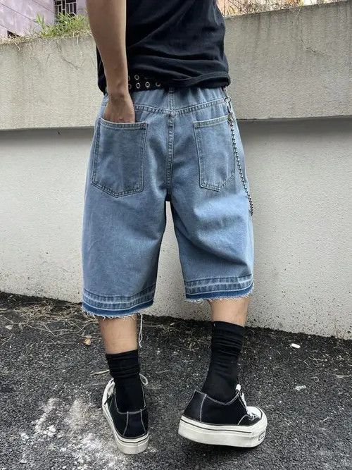 Japanese Brand DRIP vintage jeans Y2K denim shorts jorts Size US 36 / EU 52 - 3 Thumbnail