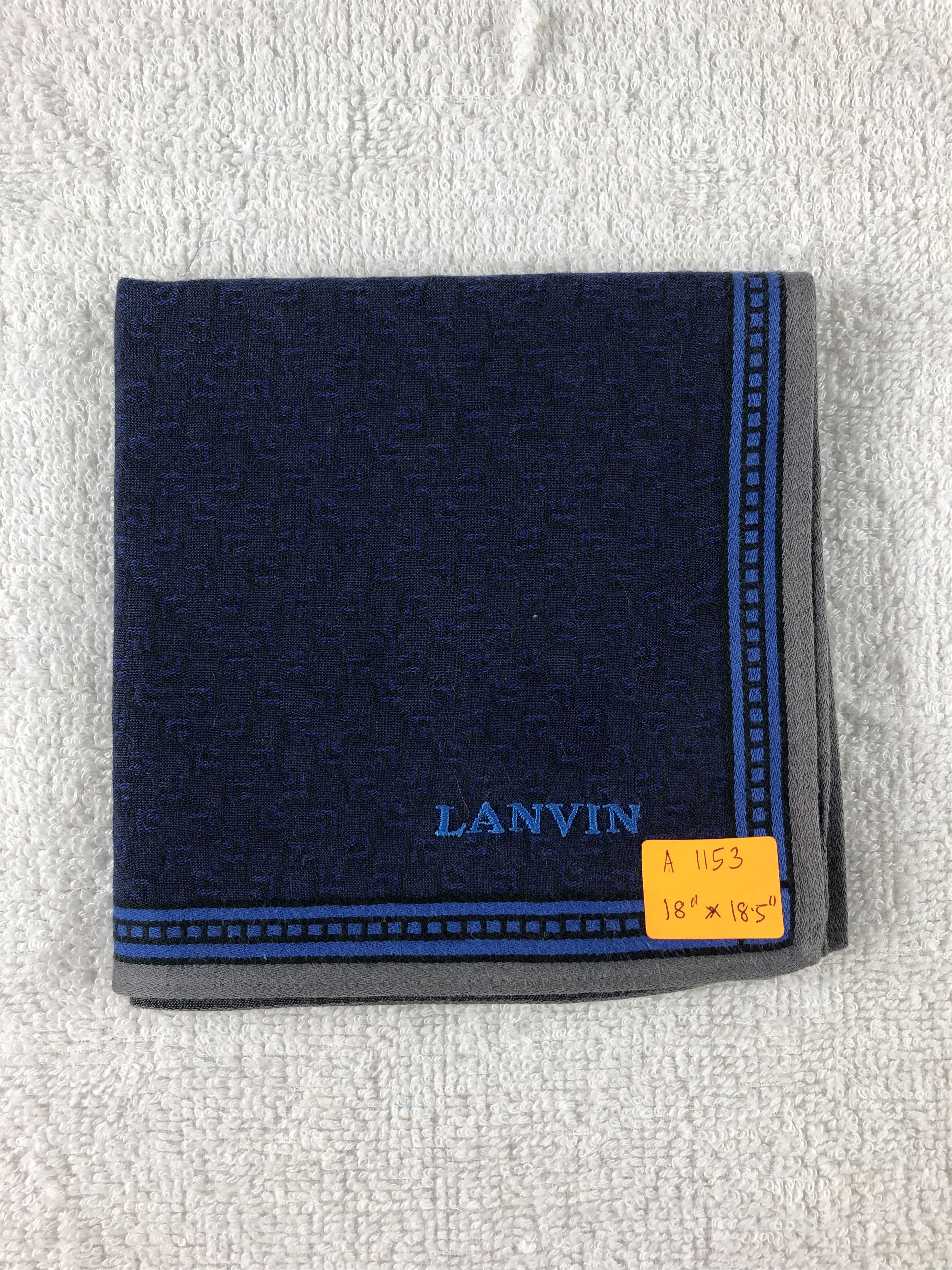 Lanvin × Vintage Lanvin Handkerchief / Bandana / Neckerchief Size ONE SIZE - 6 Thumbnail