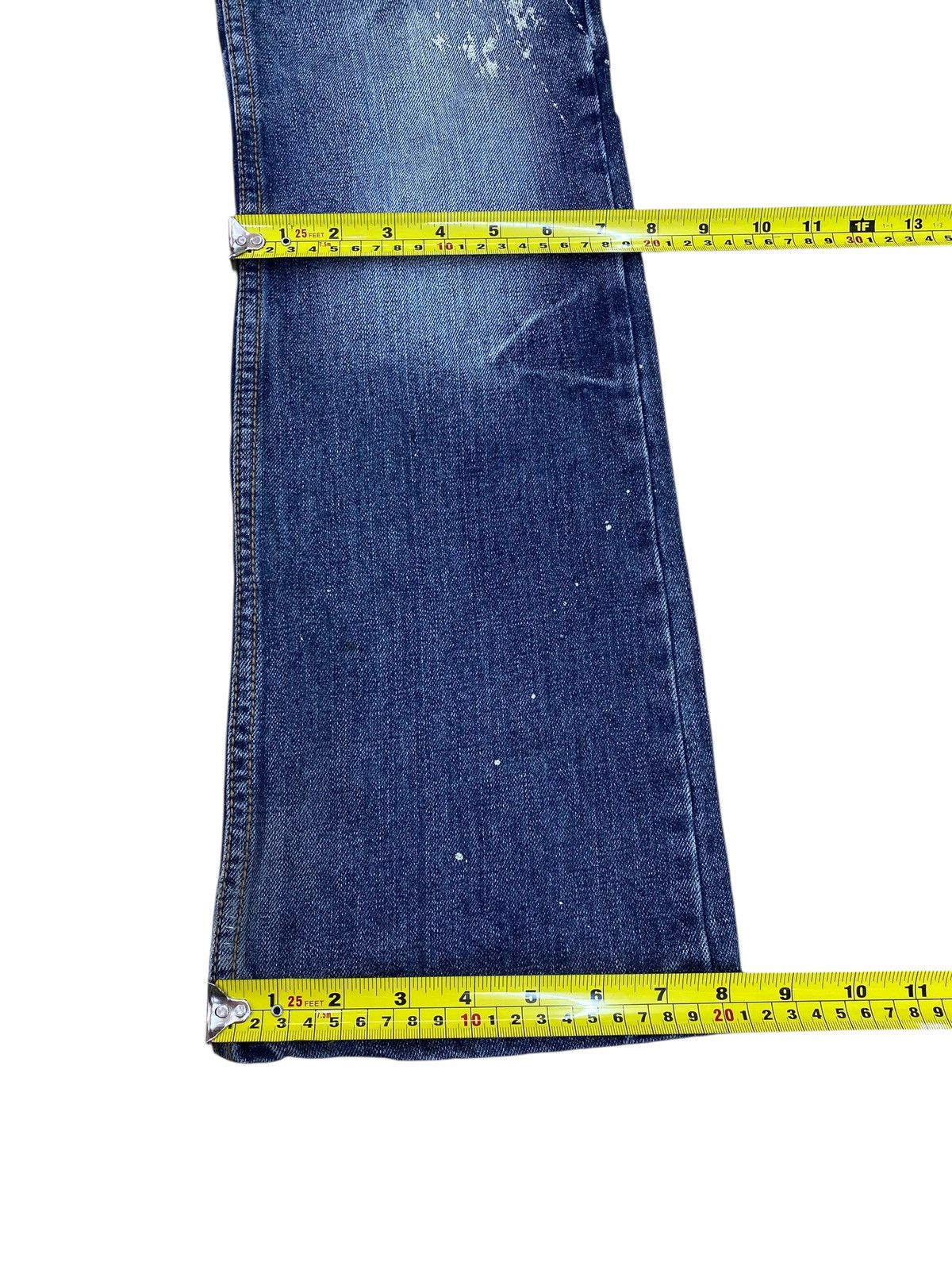 Japanese Brand Japanese Brand Splated Paint Style Bootcut Jeans Size US 29 - 10 Thumbnail