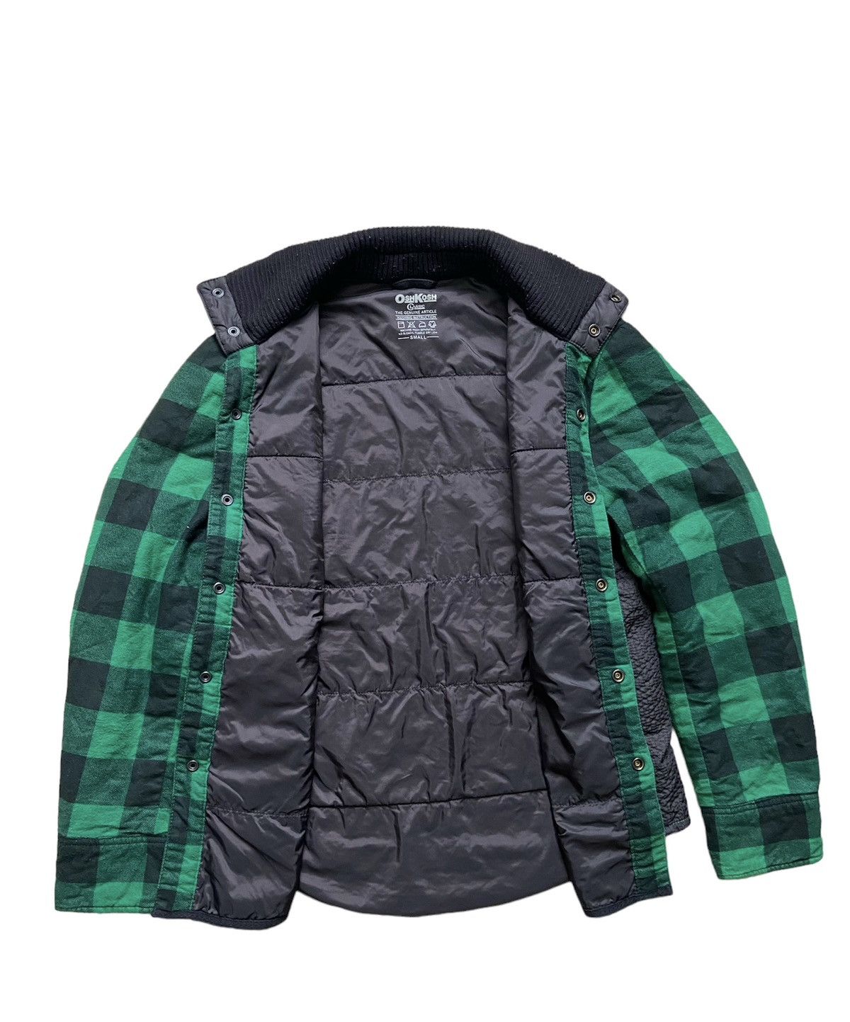 Flannel × Oshkosh Vintage Oshkosh Plaid Hybrid Flannel Jacket Size US S / EU 44-46 / 1 - 4 Thumbnail