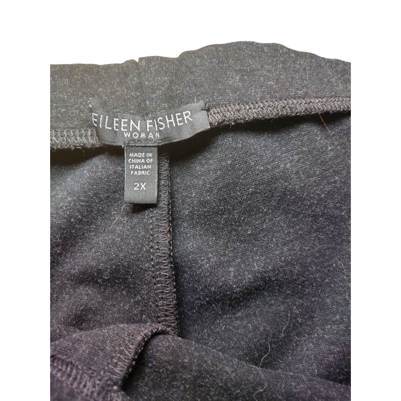 Eileen Fisher Eileen Fisher Womens Bootcut Pants Pleated Front Gray Sz 2X Size 40" / US 18 - 4 Thumbnail