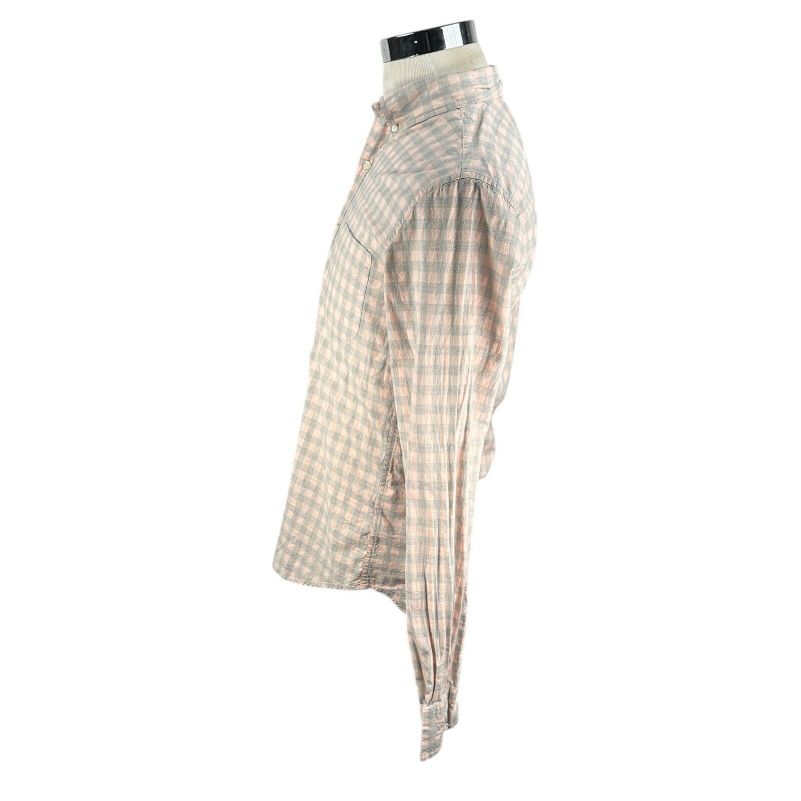 J.Crew J.Crew Shirt Men's Medium Pink Bluish Gray Plaid Button Down Size US M / EU 48-50 / 2 - 4 Thumbnail