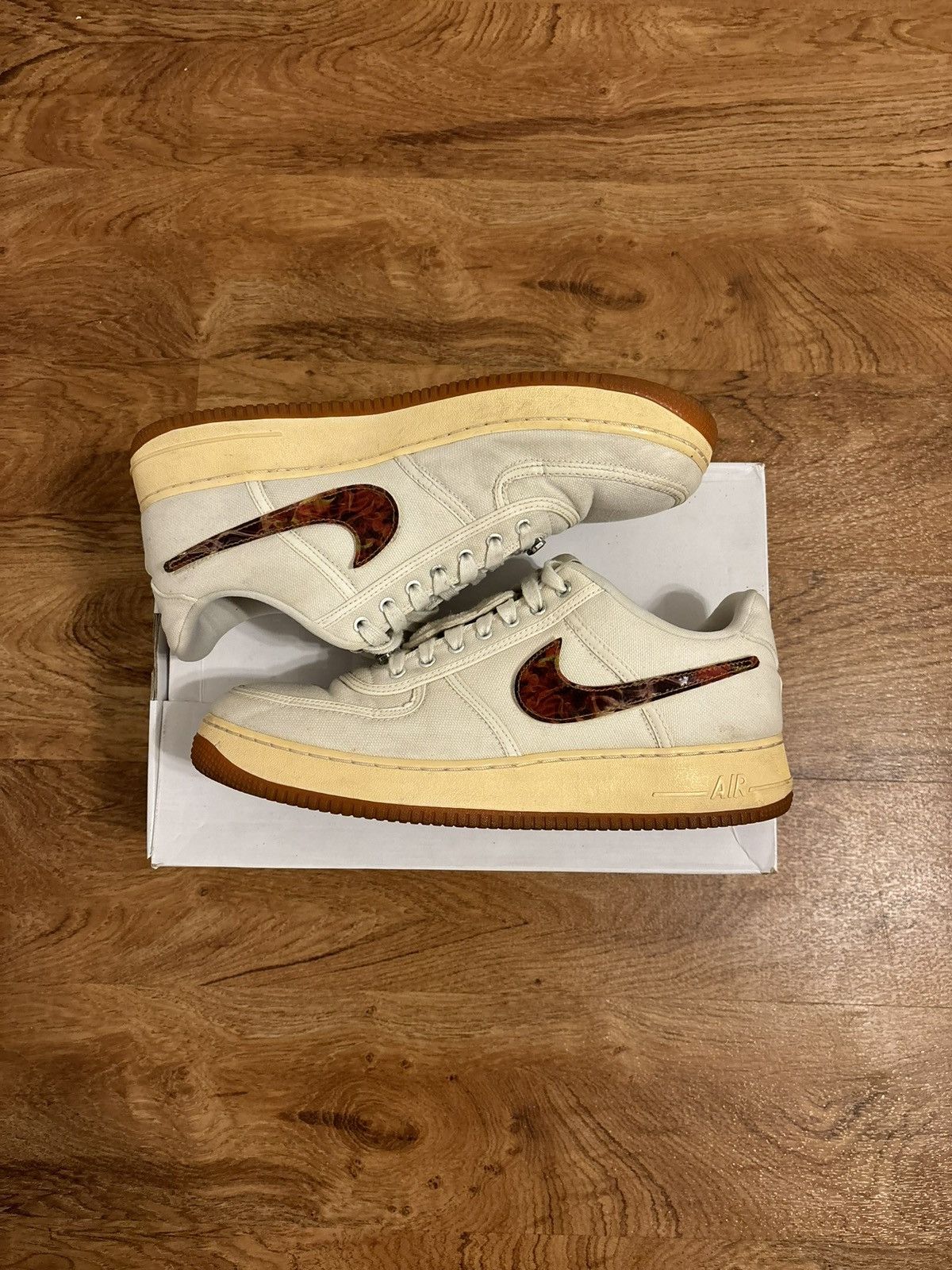 Nike × Travis Scott Travis Scott x Nike Air Force 1 “sail” Size US 12 / EU 45 - 1 Thumbnail