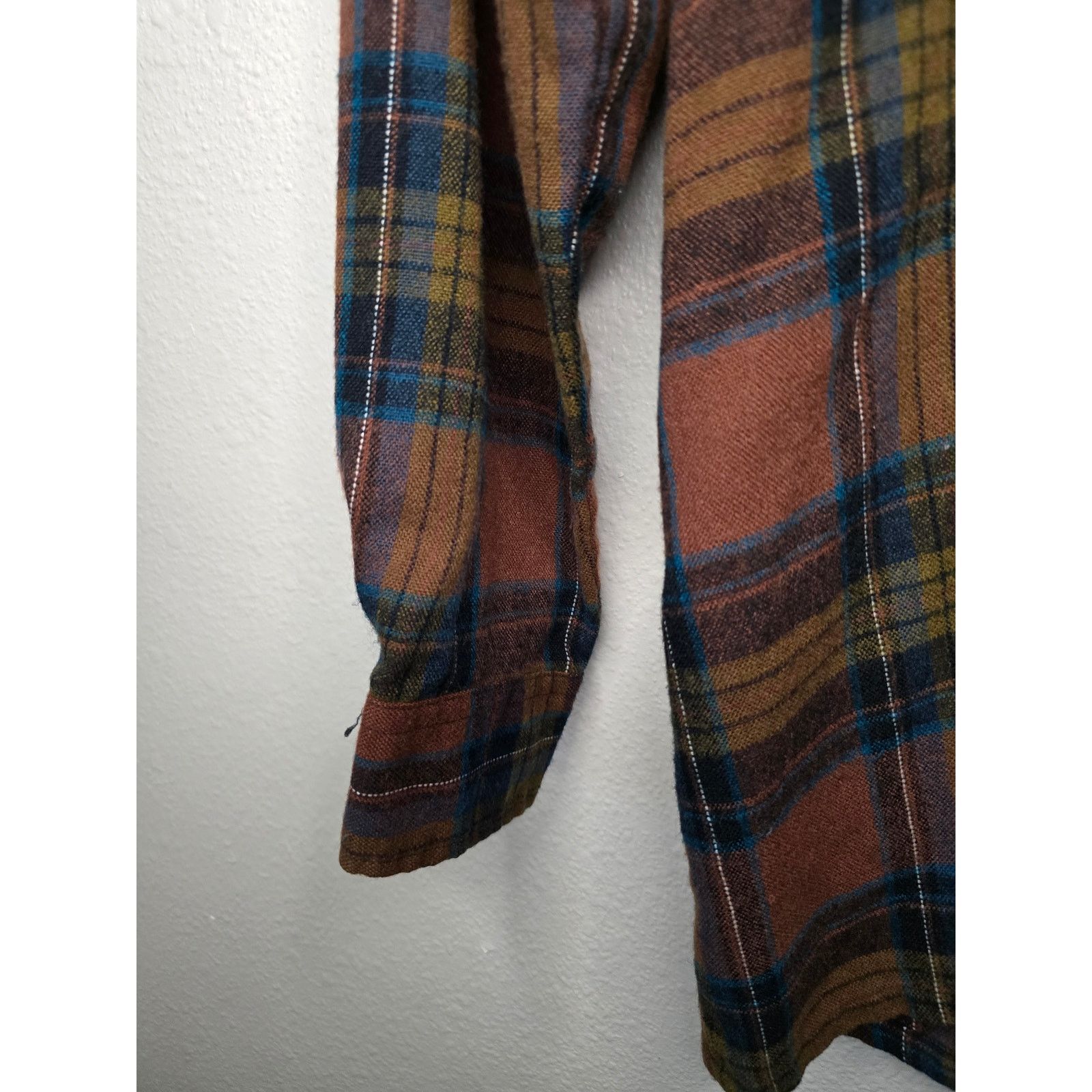 Other × Vintage Vintage Alpine Trail Flannel Brown Plaid XL Button Up Size US XL / EU 56 / 4 - 5 Thumbnail