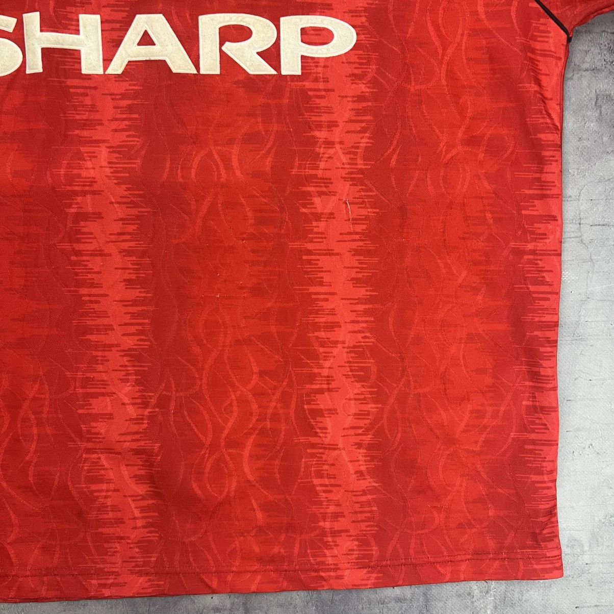 Adidas Rare! Manchester United Adidas 1990 Soccer Jersey Shirt Size US L / EU 52-54 / 3 - 14 Thumbnail