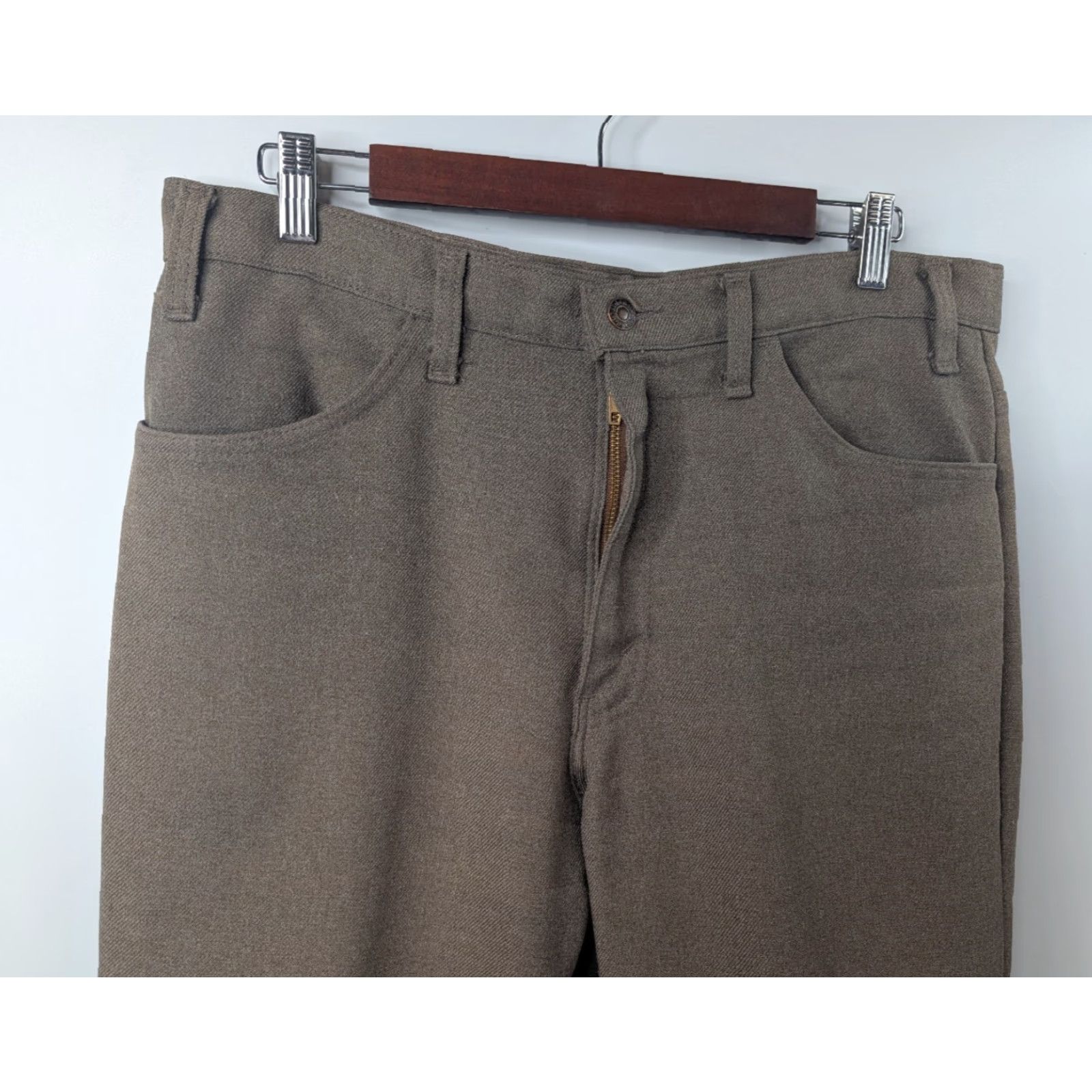 Levi's VINTAGE Levi's 517 Brown Saddleman Bootcut Jeans 36x29 Mens Regular 5-Pocket USA Brown 80s 1960s 70s 80s Model Levi's 517 Size US 36 / EU 52 - 2 Thumbnail