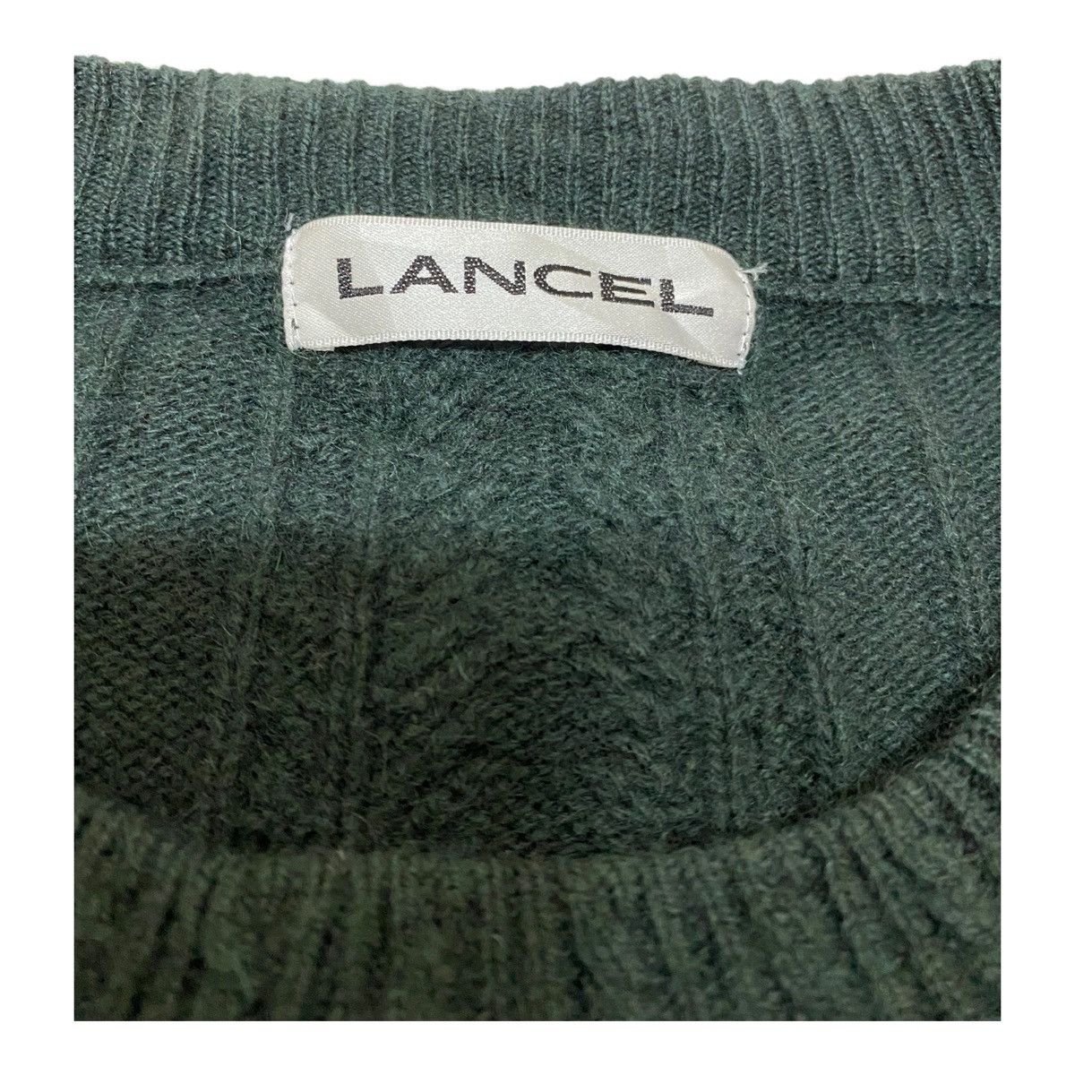 Lancel Lancel Cable Knit Crewneck Sweater (C3) Size US L / EU 52-54 / 3 - 4 Thumbnail