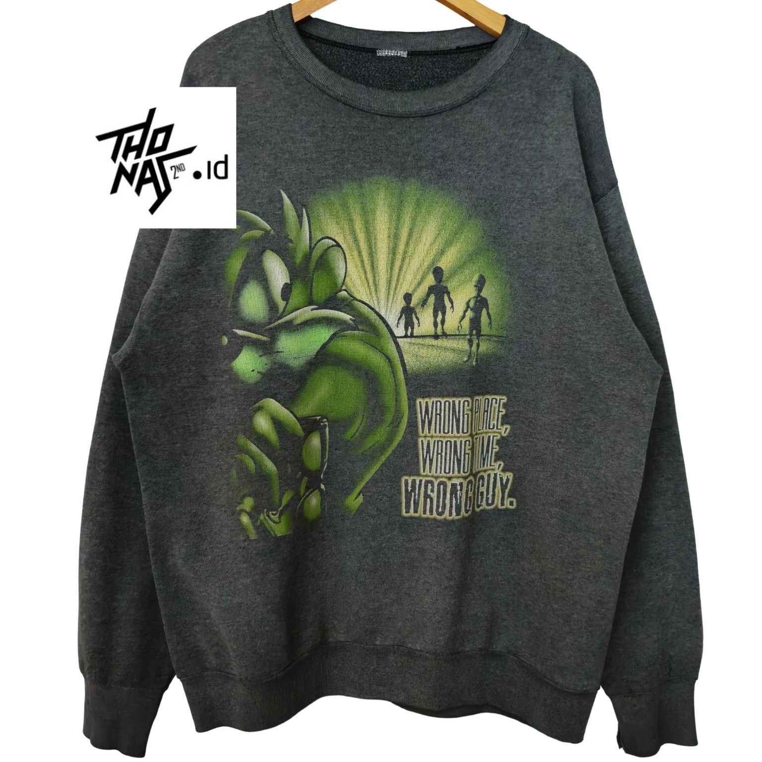 Warner Bros Looney Tunes Tasmanian Devil Aliens Wrong Place Wrong Guy Size US XL / EU 56 / 4 - 2 Thumbnail