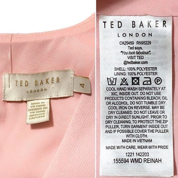 Ted Baker Ted Baker Reinah Sleeveless Tiered Pink Mini Dress Size 4(L) Size L / US 10 / IT 46 - 6 Thumbnail