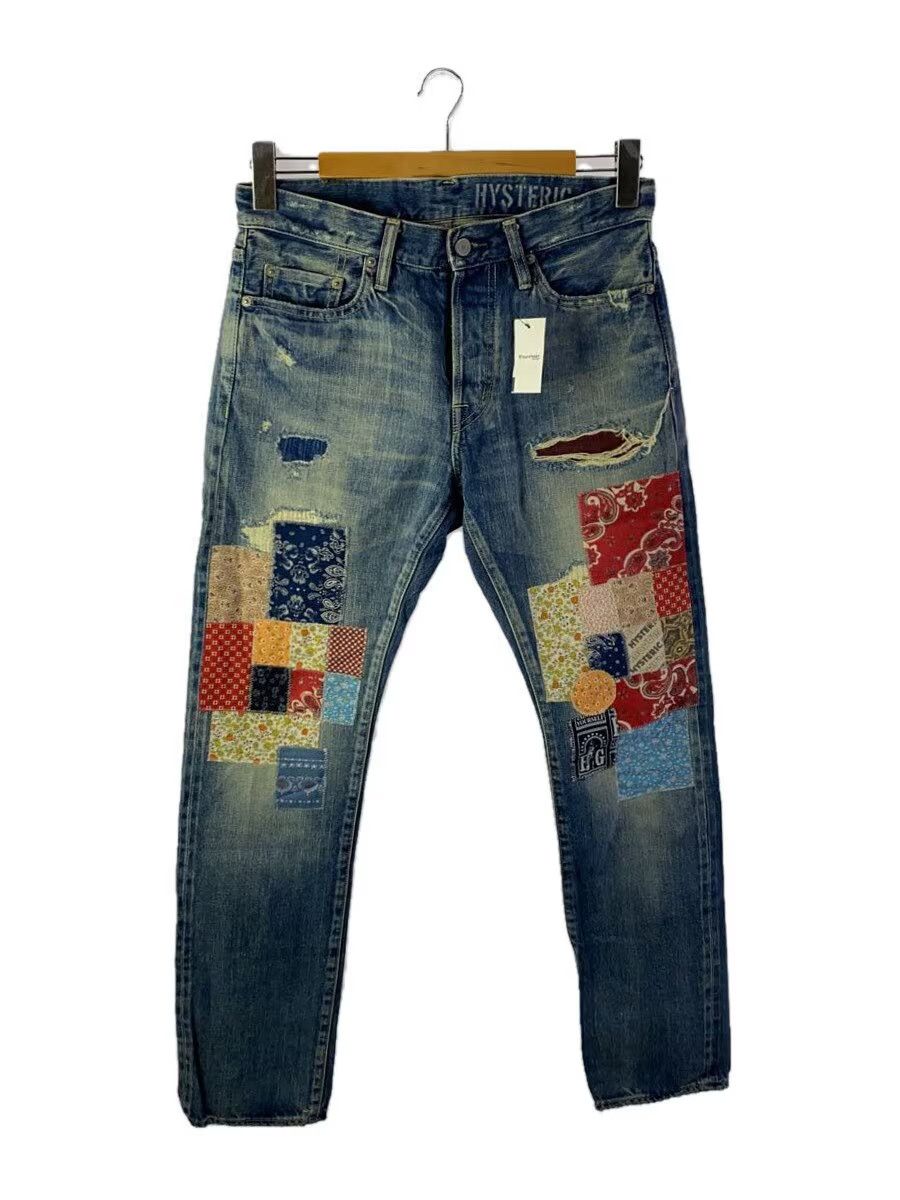 Hysteric Glamour Bandana Patchwork Denim Jeans Size US 30 / EU 46 - 1 Thumbnail
