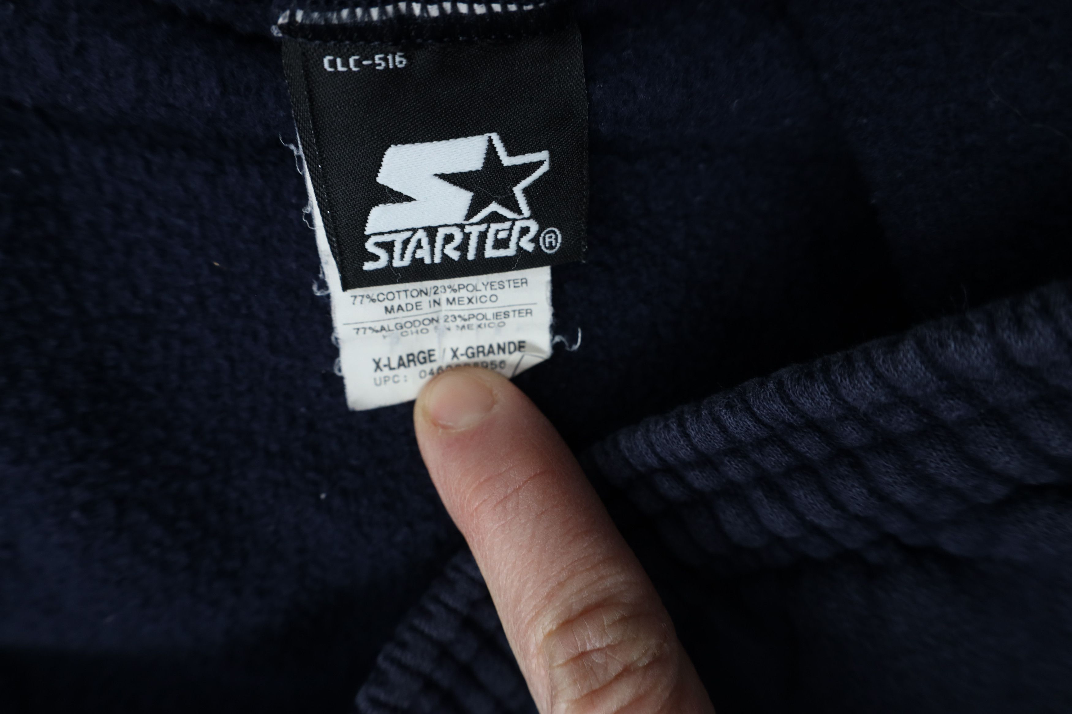 Starter Vintage 90s Starter Sweatpants Joggers Pants Navy Blue Size US 38 / EU 54 - 8 Thumbnail