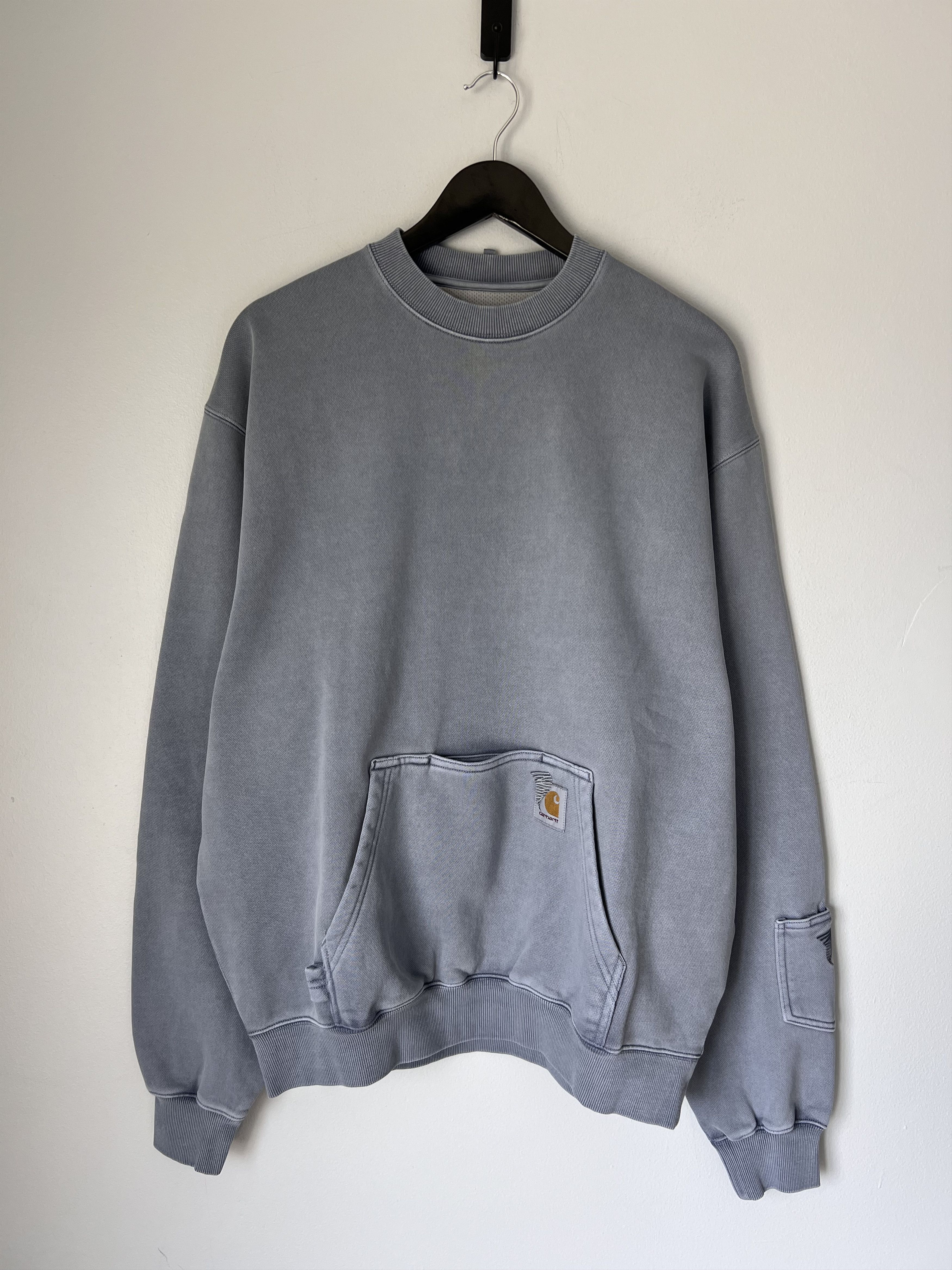 Carhartt Wip Carhartt WIP Invincible Pigment Dyed Sweatshirt Mirror Grey Size US S / EU 44-46 / 1 - 1 Thumbnail