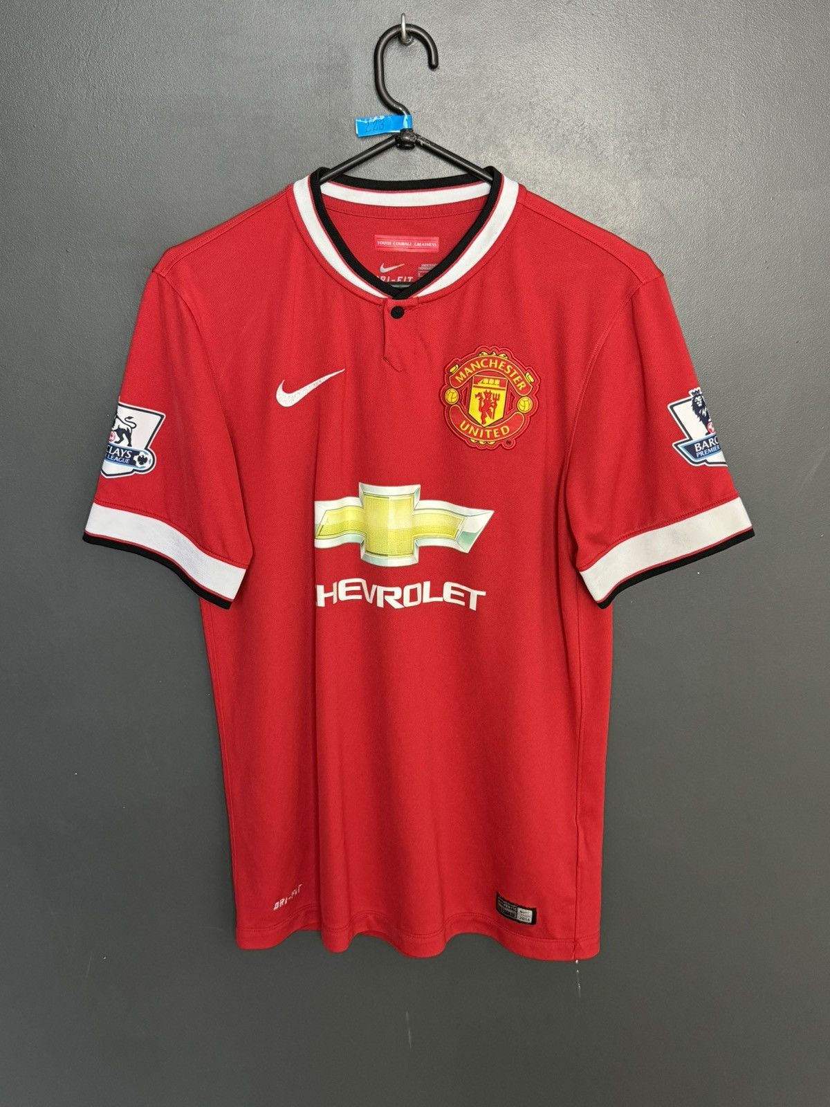 Nike Manchester United 14/15 Home Di Maria Football Jersey Size US S / EU 44-46 / 1 - 2 Thumbnail