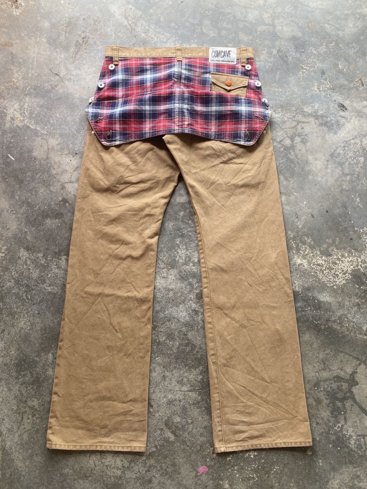 Japanese Brand CONCAVE ATTEMPT Double Butt Pant Size US 32 / EU 48 - 1 Thumbnail