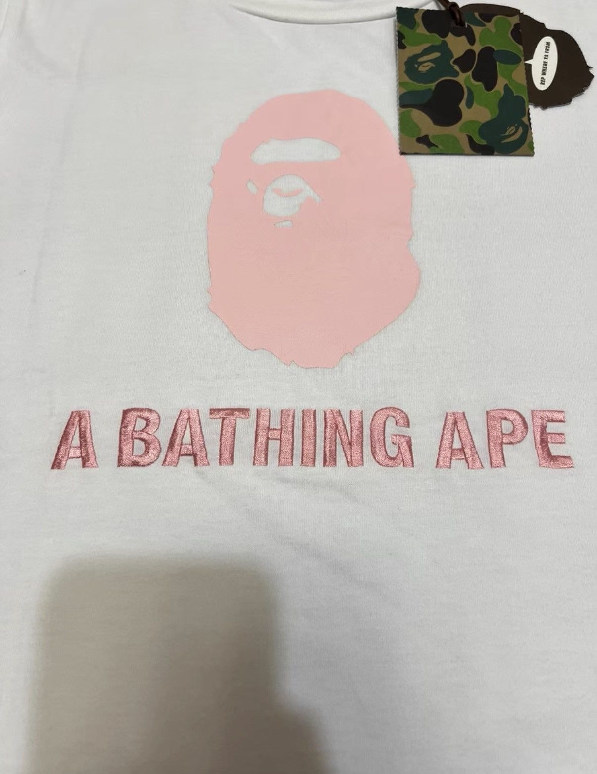 Bape BAPE OG Nigo era, white short-sleeve tee Size US S / EU 44-46 / 1 - 8 Thumbnail