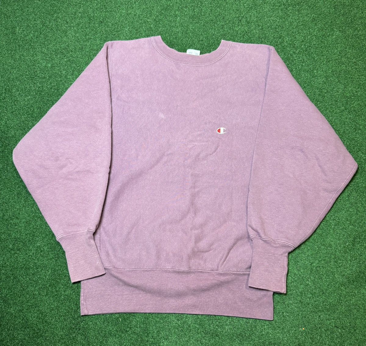 Champion × Vintage Vintage 90s Champion Reverse Weave Purple Lilac Sweatshirt Size US M / EU 48-50 / 2 - 1 Thumbnail