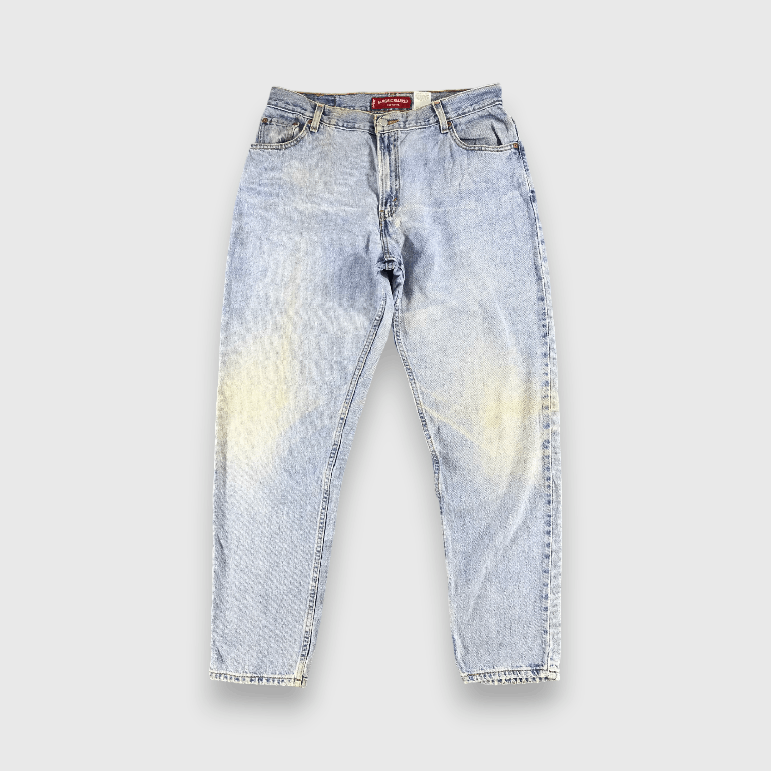 Levi's Vintage Light Wash Levis 550 Jeans-J1268 Size US 35 - 1 Thumbnail