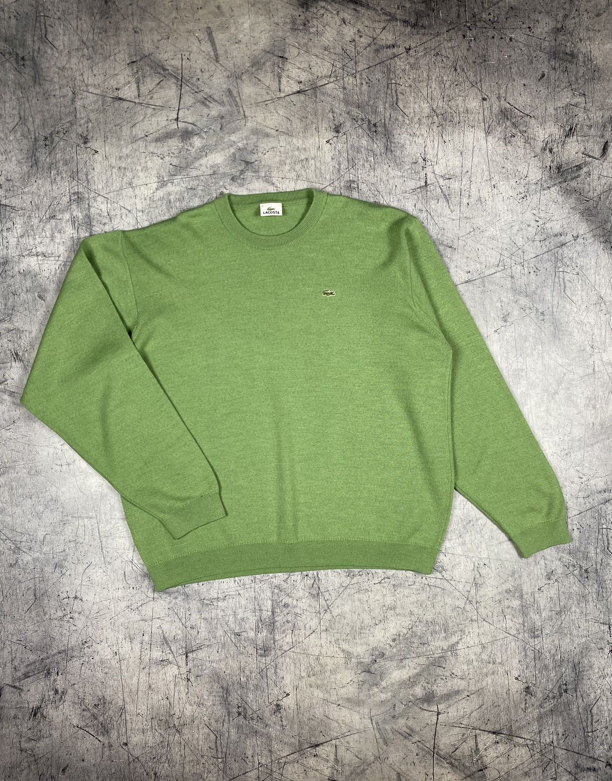 Lacoste × Vintage Vintage Lacoste Wool Sweatshirt Sweater Size US XL / EU 56 / 4 - 2 Thumbnail