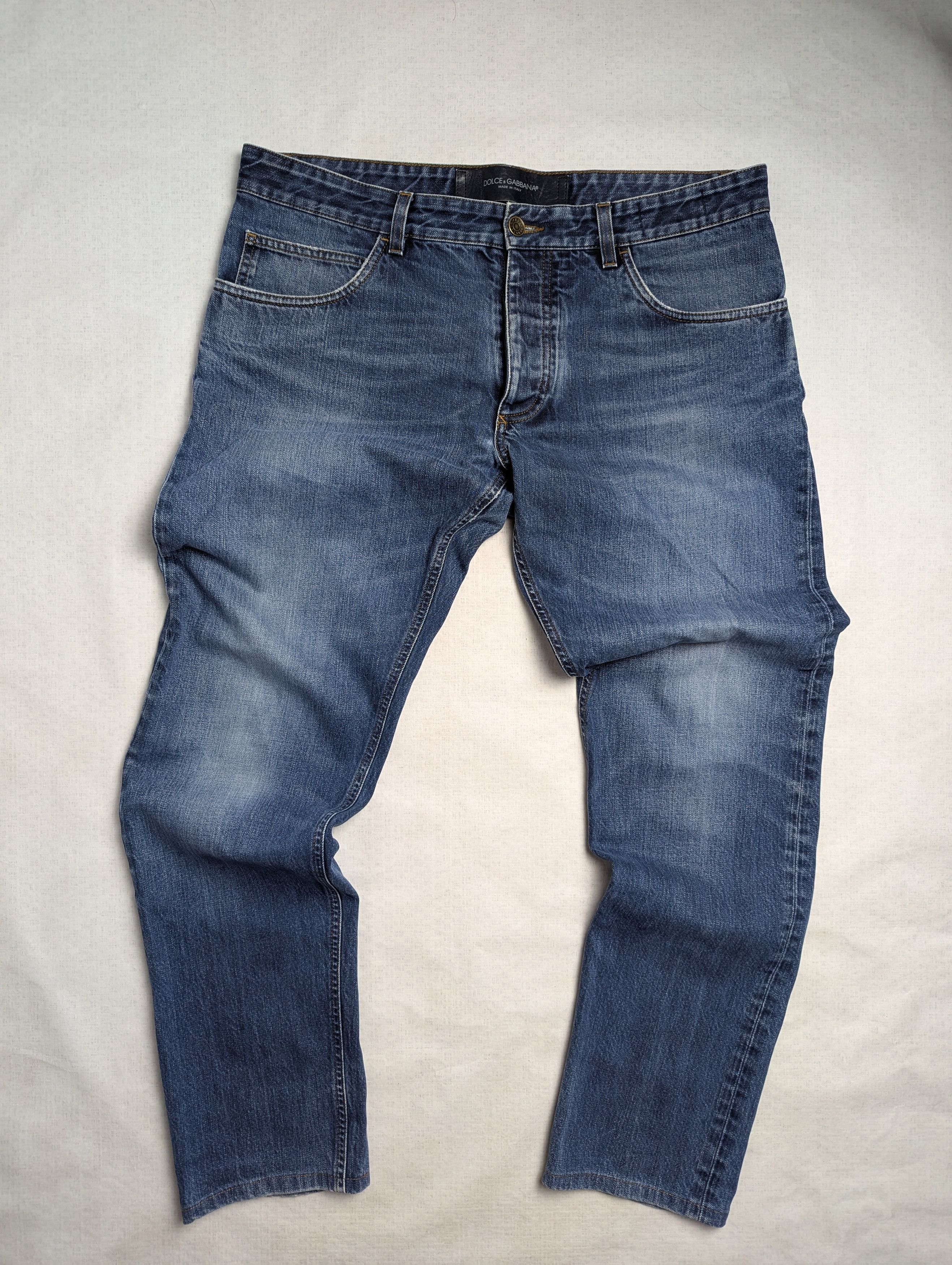 Dolce & Gabbana × Vintage Vintage Dolce & Gabbana Luxury Denim Jeans Size US 36 / EU 52 - 1 Thumbnail
