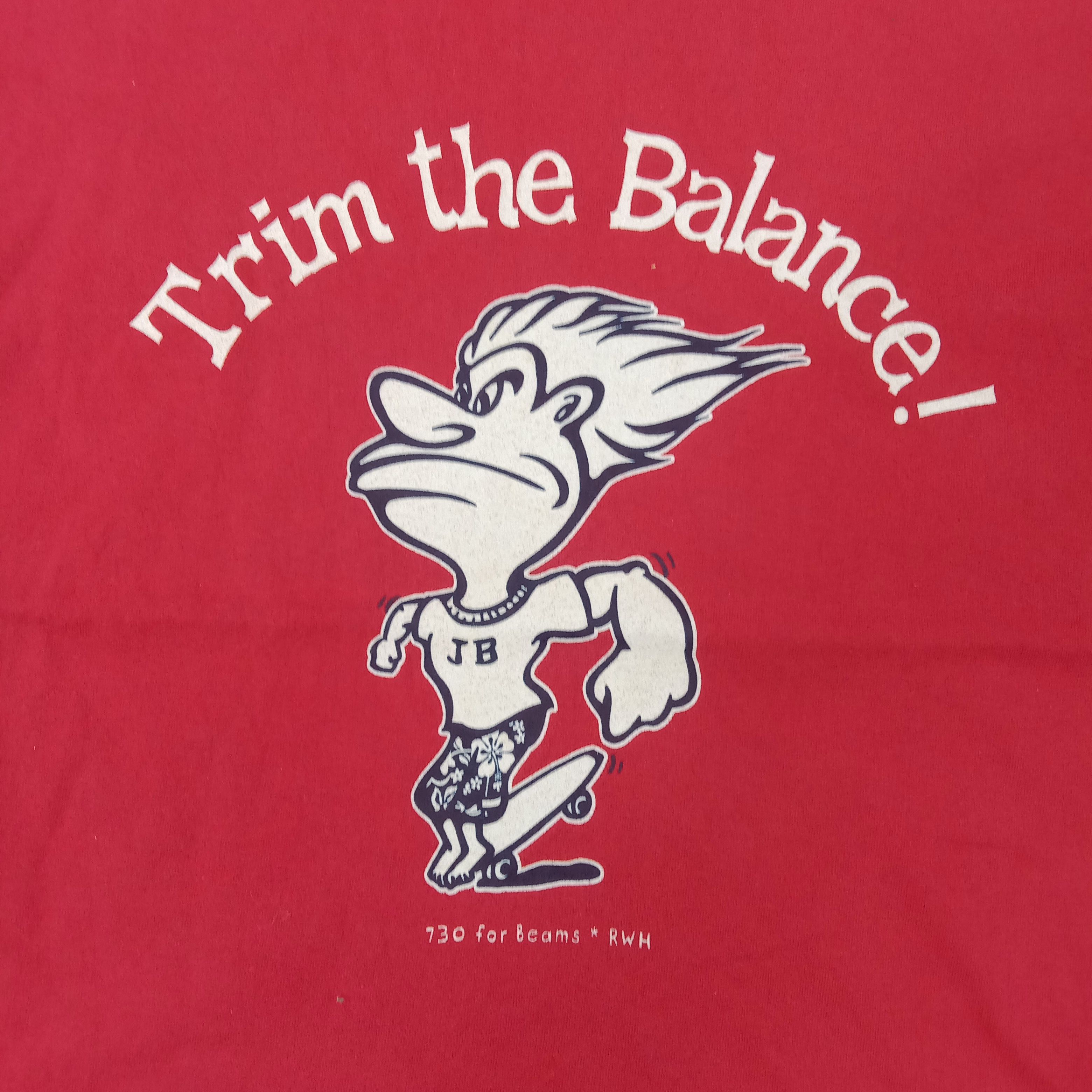 Vintage Trim The Balance Skate Style Tshirt Size US L / EU 52-54 / 3 - 2 Thumbnail