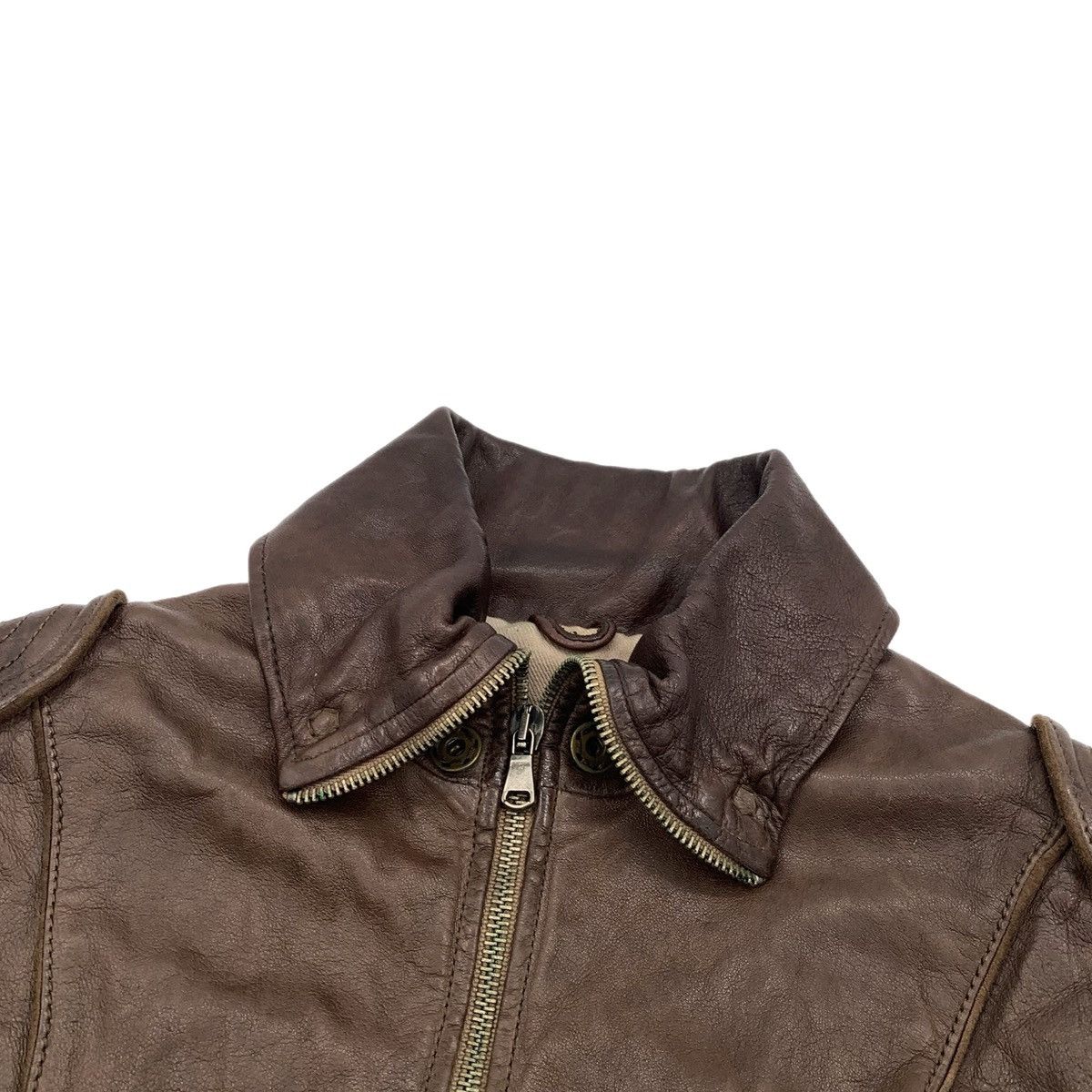 Giorgio Brato Giorgio Brato Leather Jacket Size US S / EU 44-46 / 1 - 3 Thumbnail