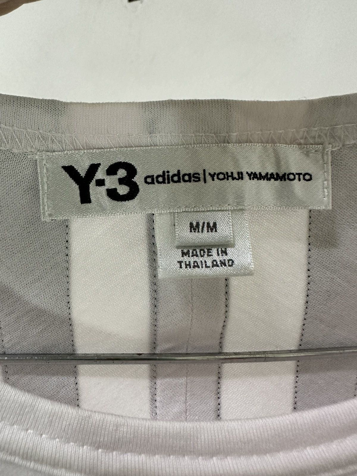 Y-3 × Yohji Yamamoto Yohji Yamamoto Y3 X Adidas Oversized Shirt Design 3 Stripe Size US M / EU 48-50 / 2 - 8 Thumbnail