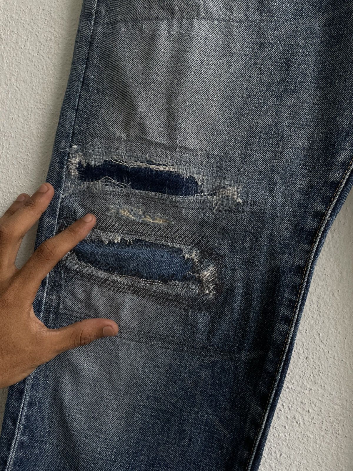 Edwin Vintage Distress Edwin Selvedge Inspired by Kapital Jeans Size US 30 / EU 46 - 6 Thumbnail