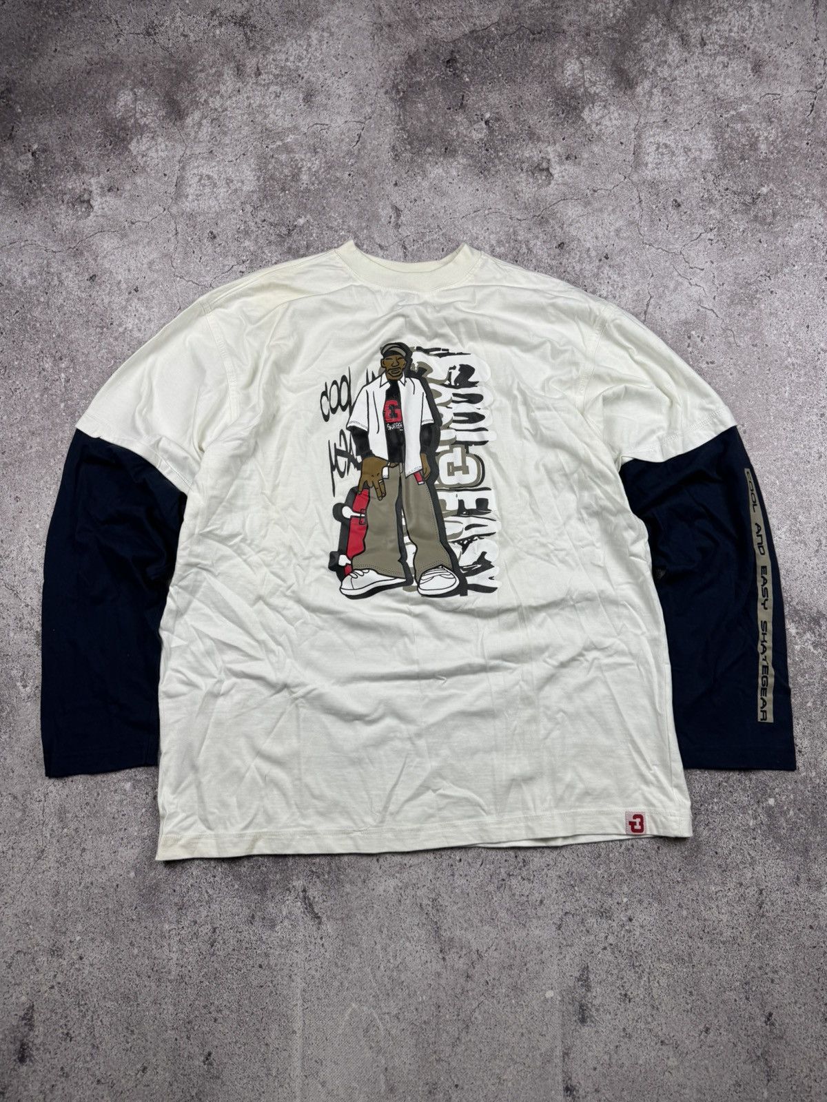 Ecko Unltd. × Rap Tees × Vintage Vintage Y2K Style Skating Longsleeve Tee Skatagang RAP Size US L / EU 52-54 / 3 - 1 Thumbnail