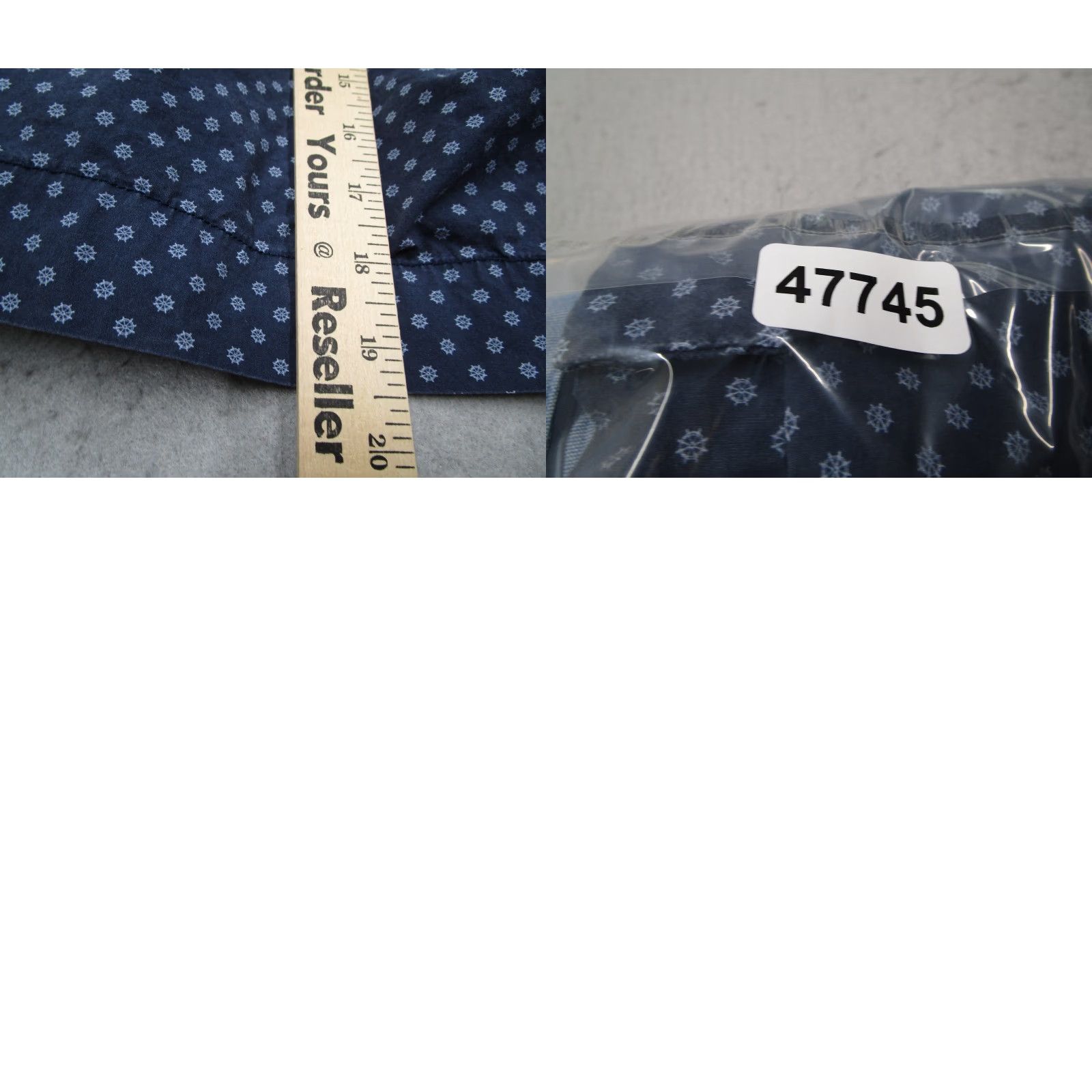 Polo Ralph Lauren Polo Ralph Lauren Shorts Mens 42 Blue Nautical Straight Fit Cotton Casual Size US XL / EU 56 / 4 - 8 Thumbnail