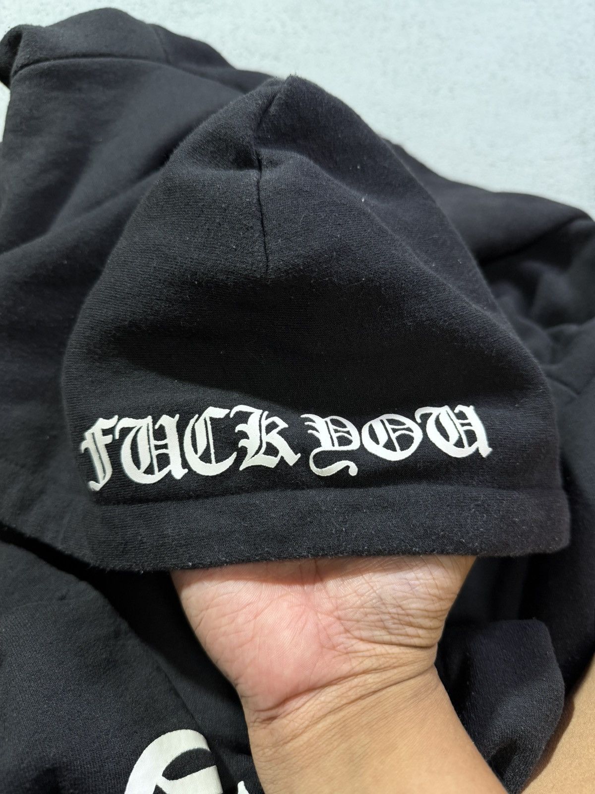 Chrome Hearts VINTAGE! 90s Horseshoe Script Pullover Hoodie Size US S / EU 44-46 / 1 - 8 Thumbnail