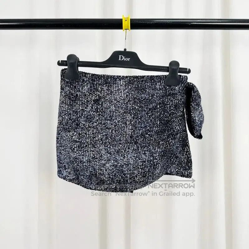 Dior Dior Summer Blue-Grey Cotton Blend Skirt . Size 28" / US 6 / IT 42 - 1 Thumbnail