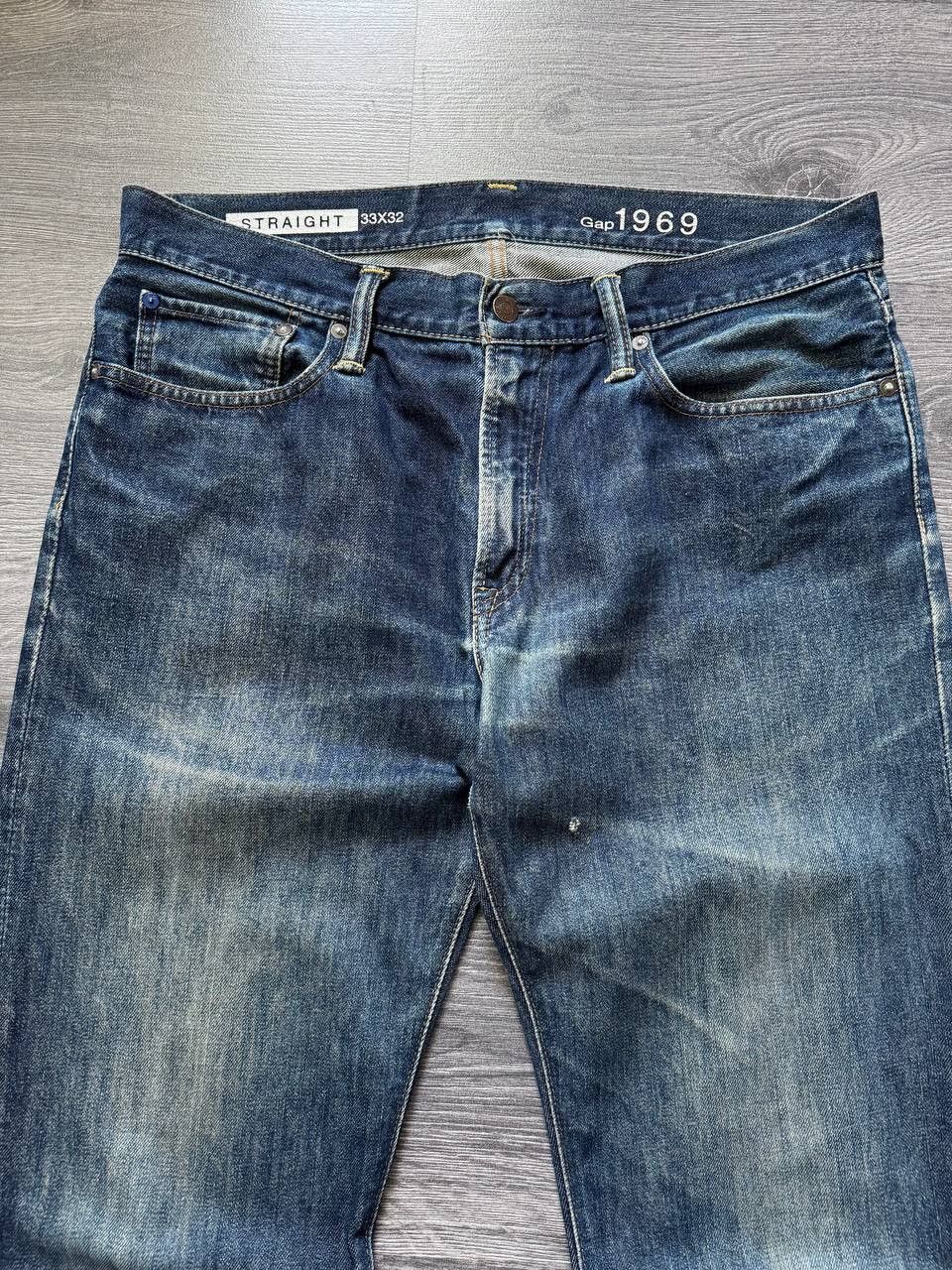Gap Gap 1969 Distressed Washed Denim Jeans 33x32 Size US 34 / EU 50 - 2 Thumbnail