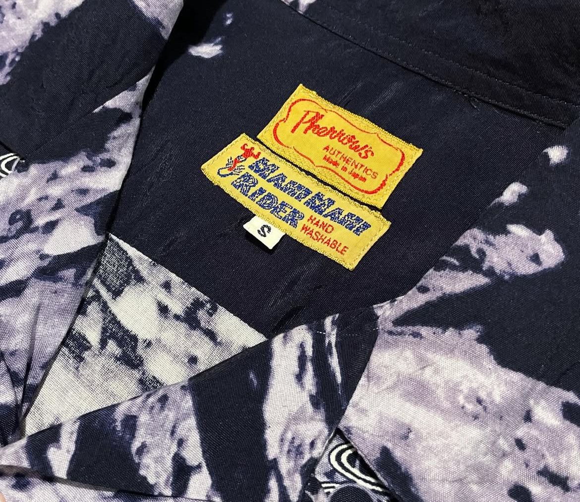 Pherrow's 2000s Archival Pherrows Mahi Mari Rider Rayon Aloha Shirt Size US M / EU 48-50 / 2 - 4 Thumbnail