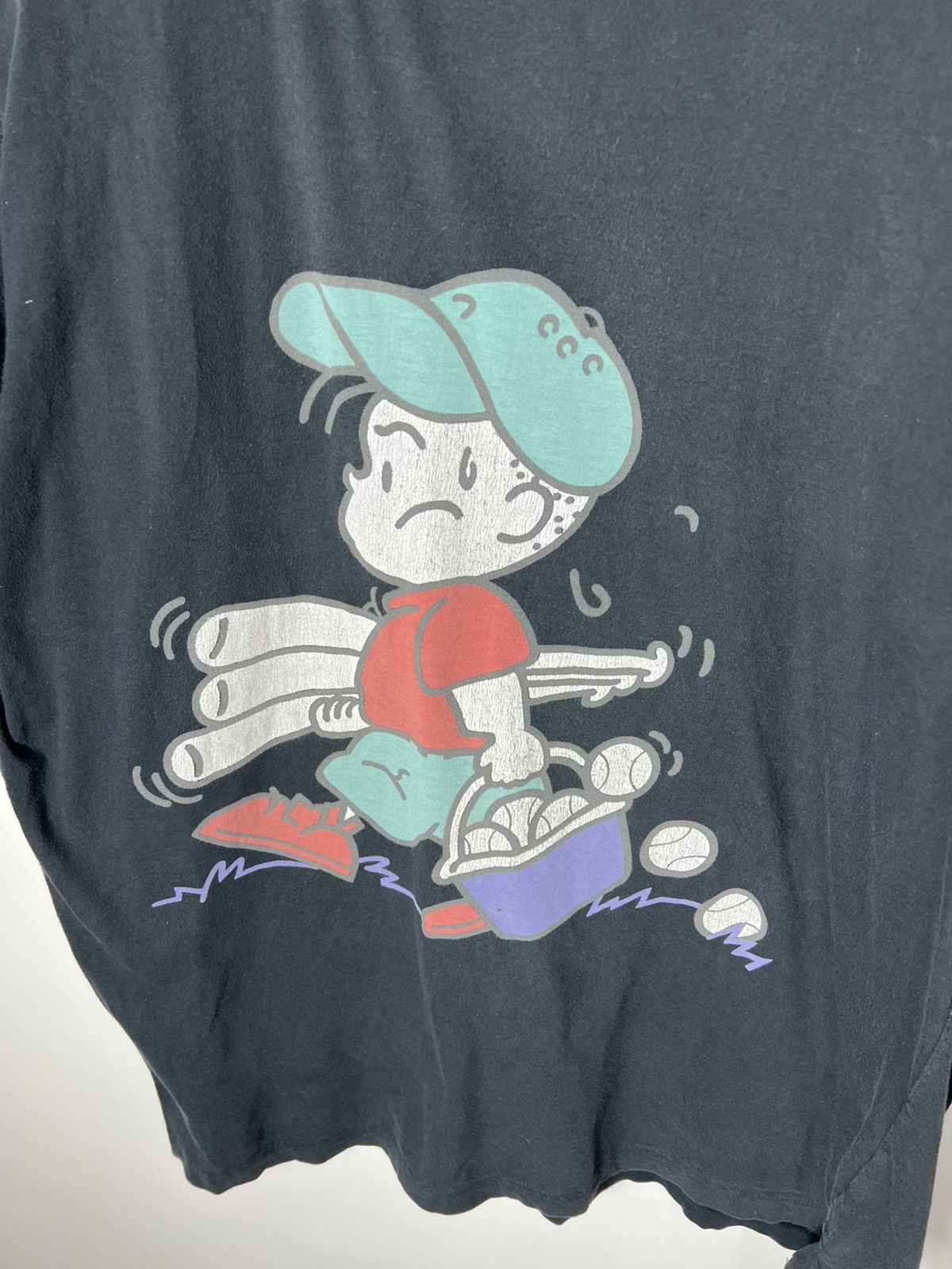 Vintage 90s Vintage Sportswear Streetwear Cartoon Baseball T-shirt Size US XL / EU 56 / 4 - 5 Thumbnail