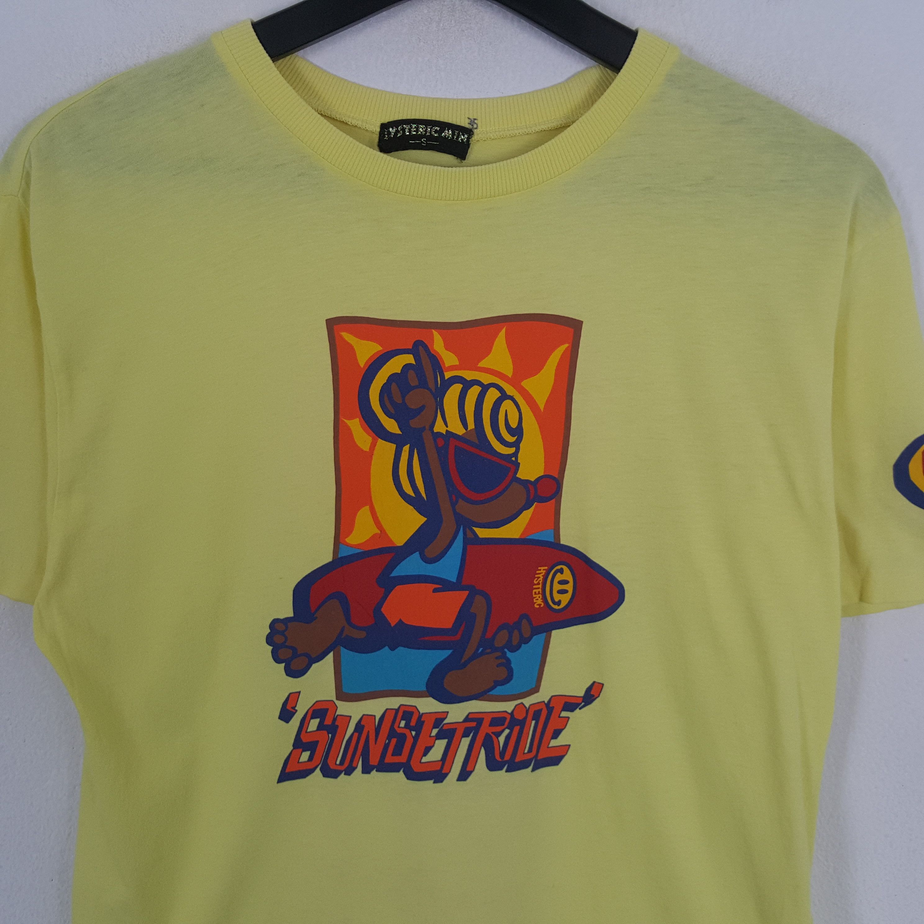 Hysteric Glamour HYSTERIC Mini Sunsetride Japanese Brand Tshirt Size US S / EU 44-46 / 1 - 2 Thumbnail