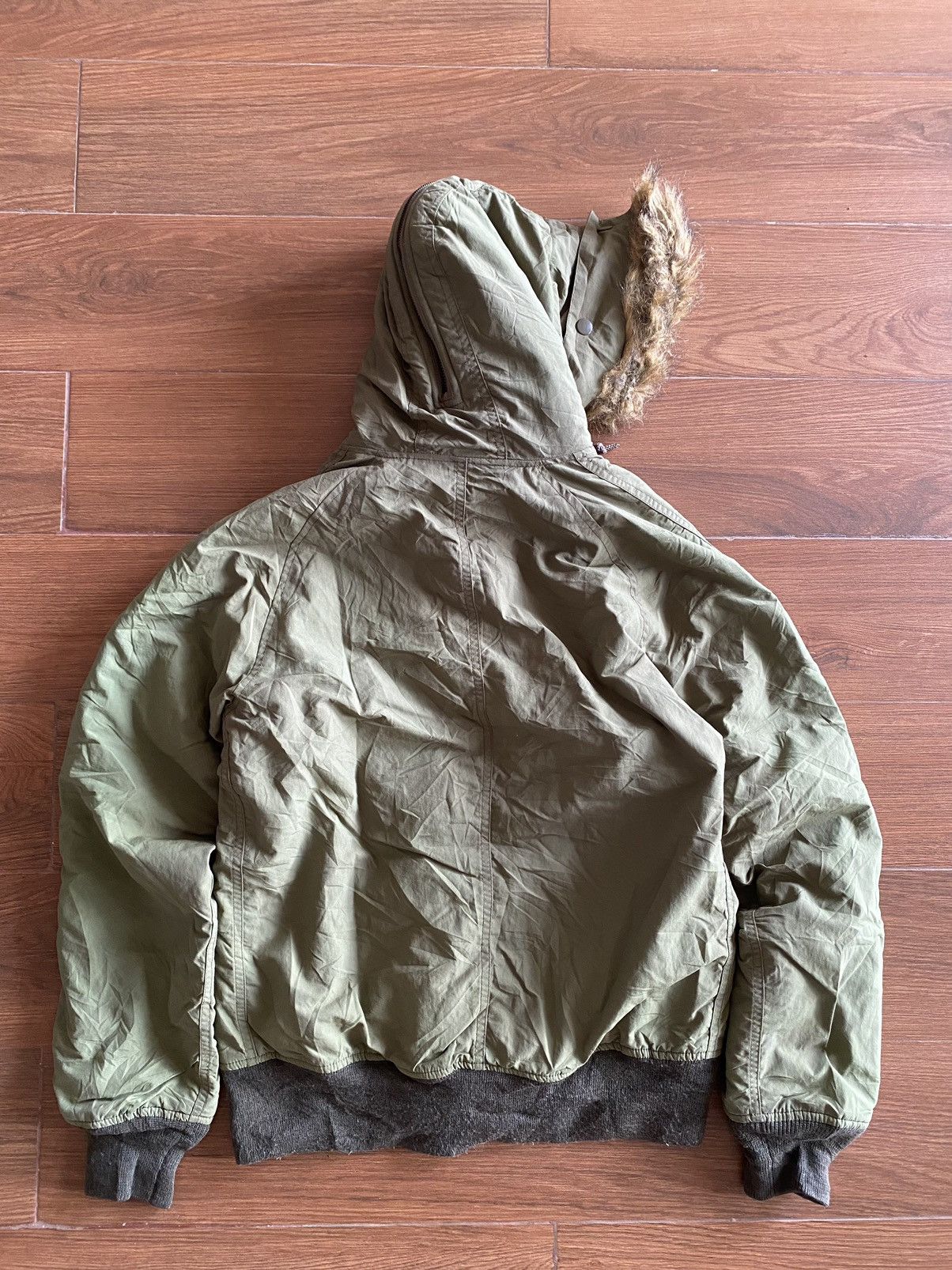 Alpha Industries × Vintage Vintage Alpha Industries Faux Fur N2b Bomber Jacket Size US M / EU 48-50 / 2 - 10 Thumbnail