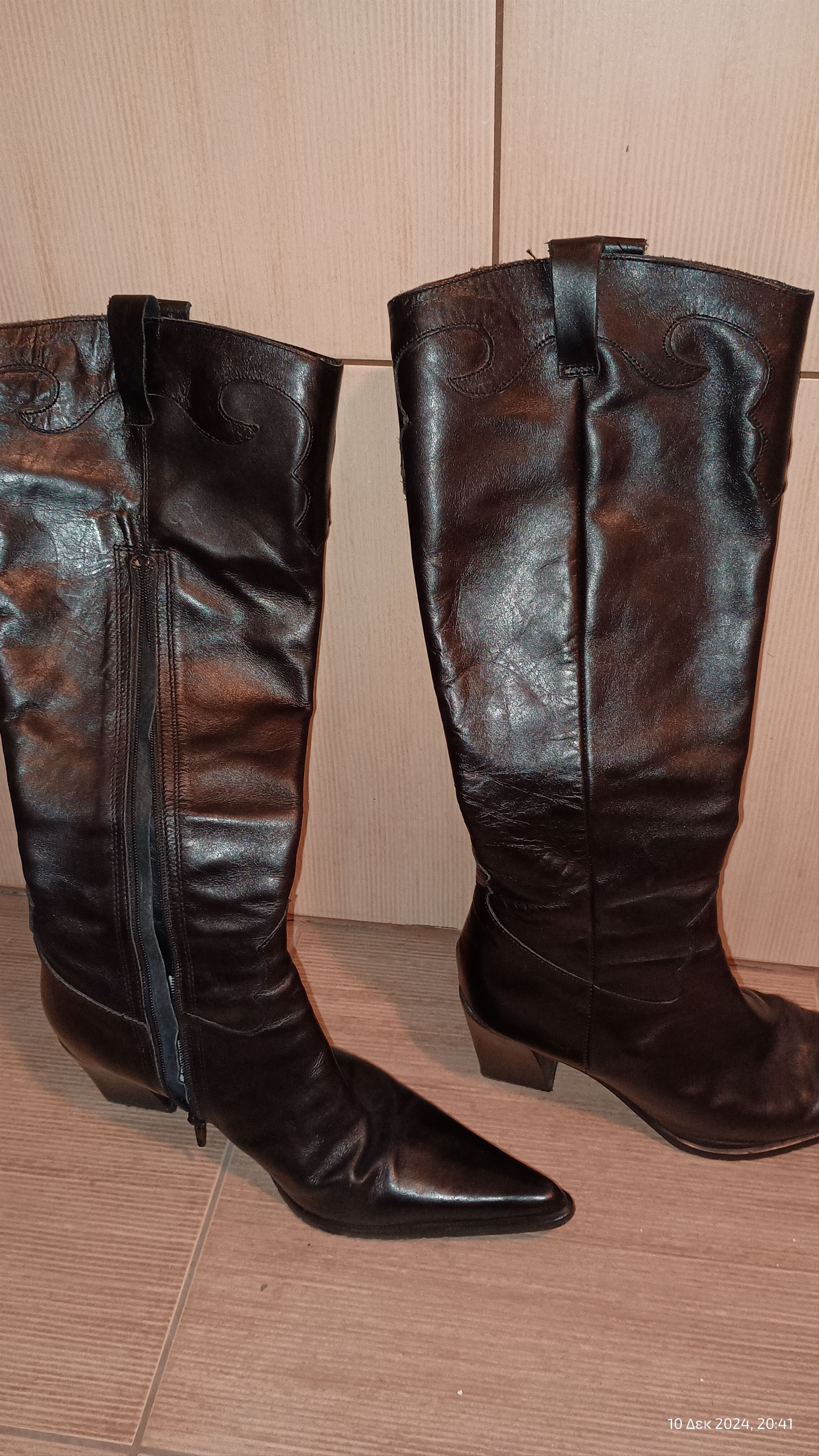 Italic Black boots Size US 8 / IT 38 - 1 Thumbnail
