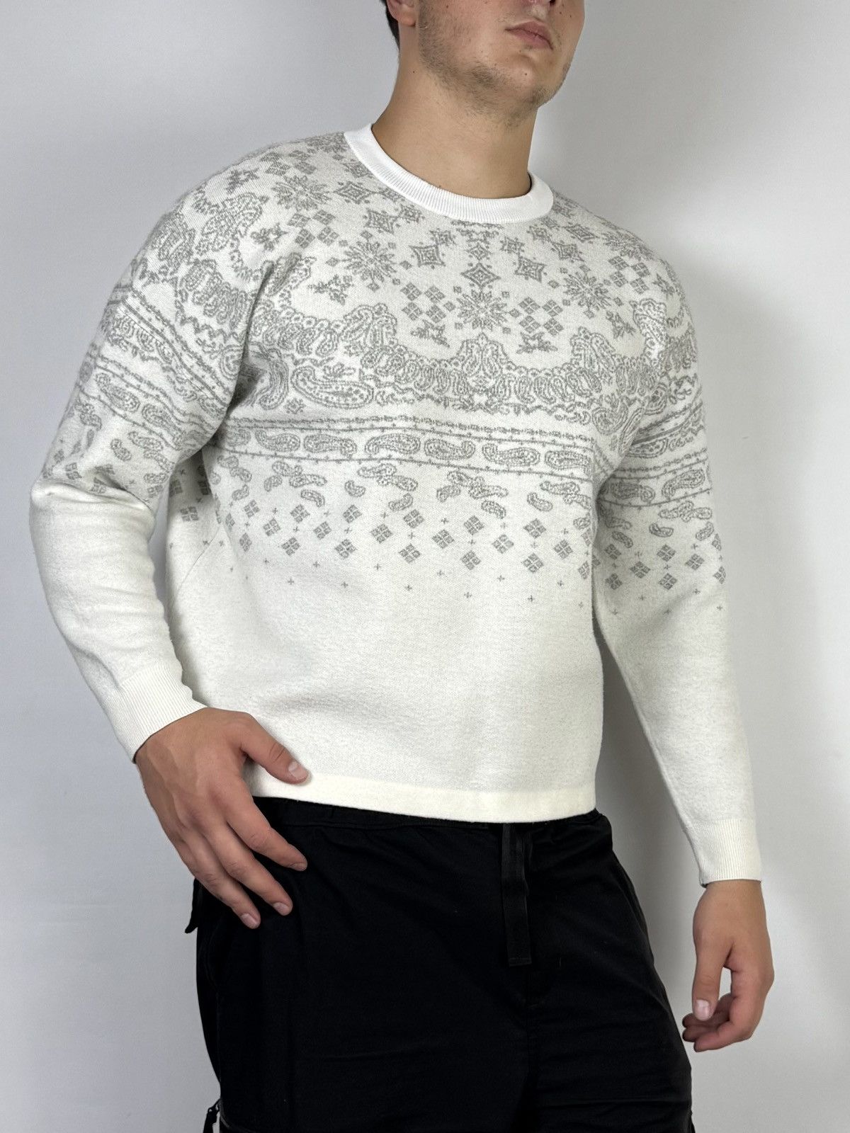 Takeo Kikuchi Takeo Kikuchi Paisley Bandana wool oversize sweater pullover Size US S / EU 44-46 / 1 - 4 Thumbnail