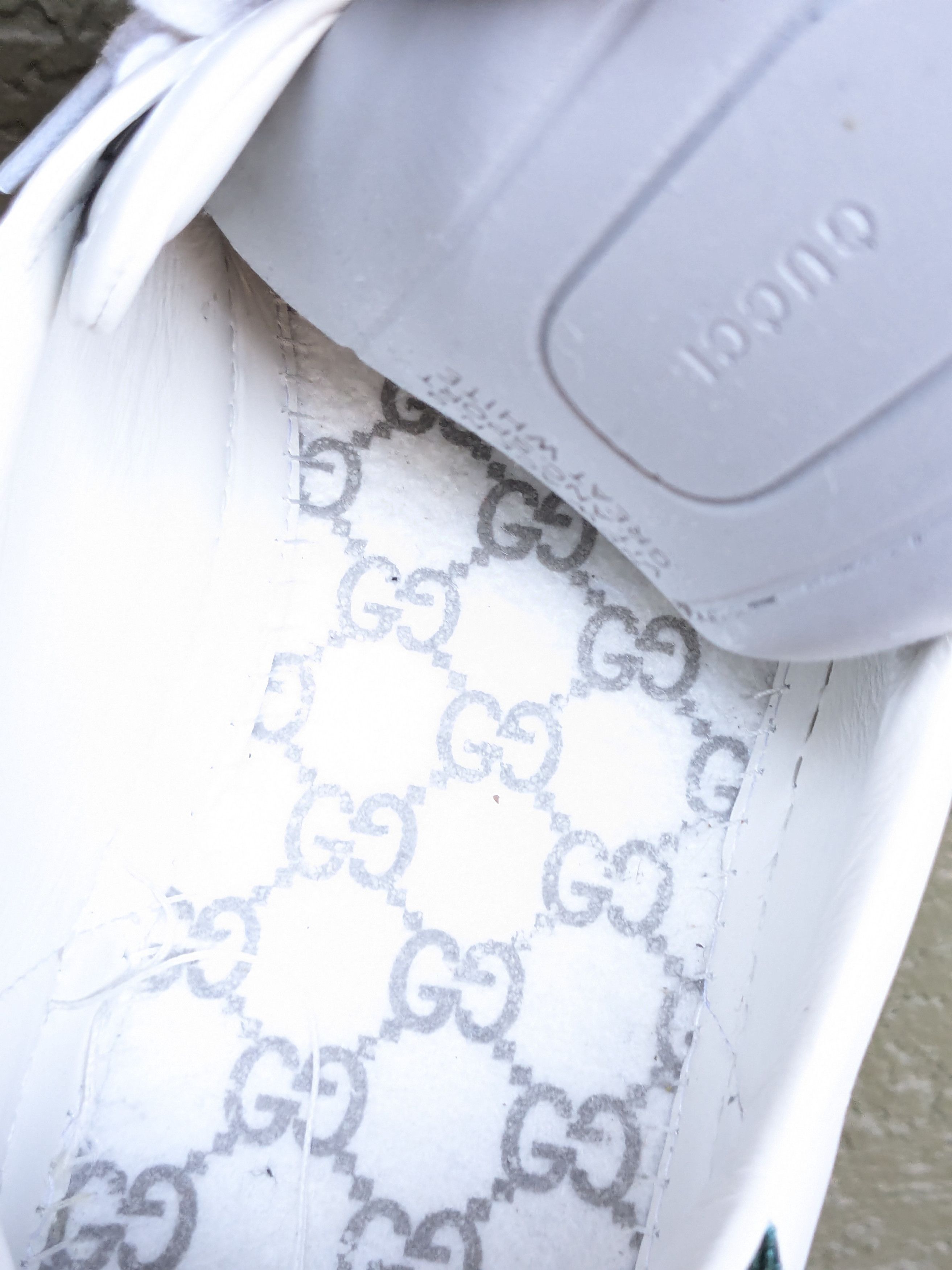 Gucci Gucci Ace Sneakers Snake 10 White Low Tops Leather Size US 10 / EU 43 - 11 Thumbnail