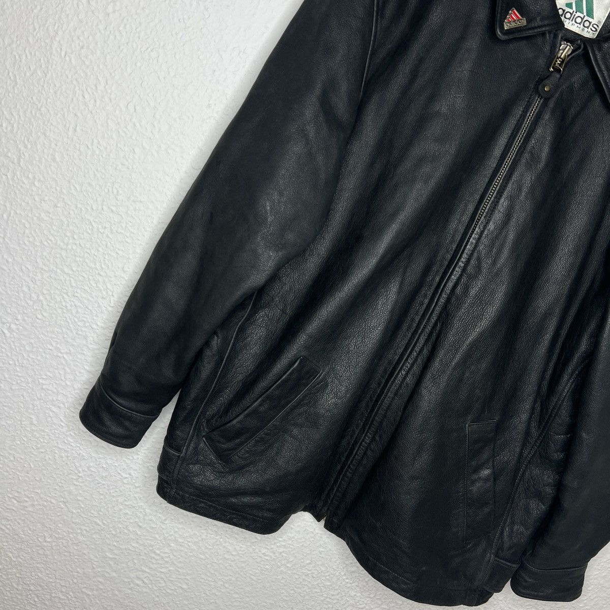 Adidas Adidas Equipment Lather Jacket EQT 90s 80s Vintage size L Size US L / EU 52-54 / 3 - 4 Thumbnail