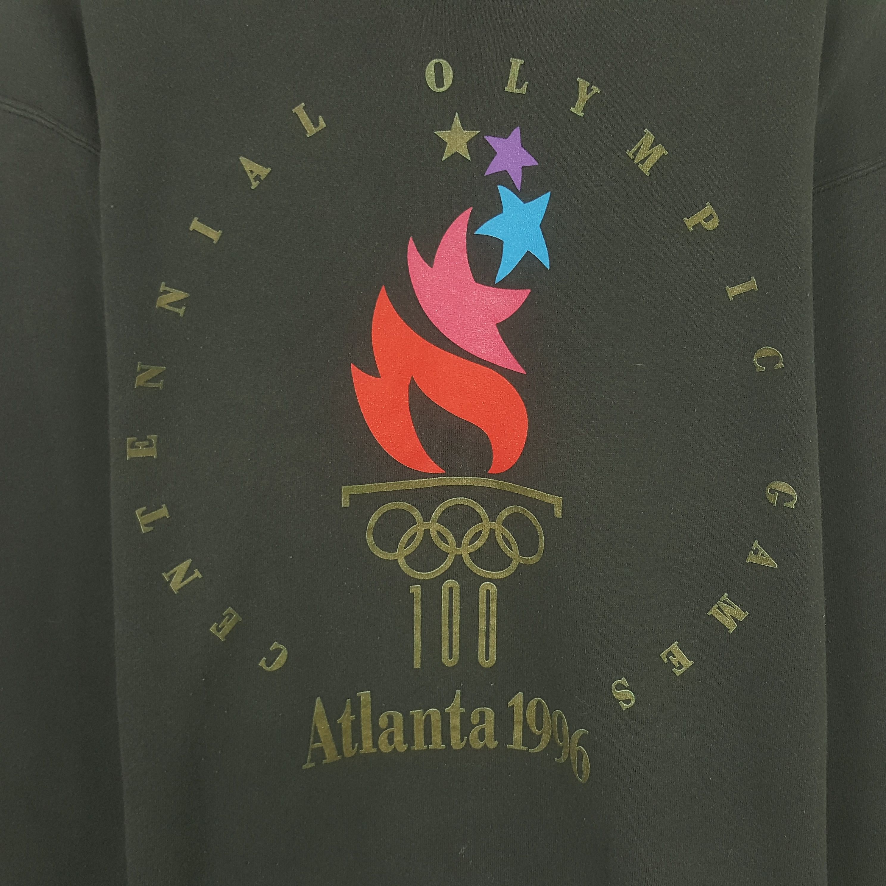 USA Olympics Vintage Olympic Atlanta 1996 Sweatshirt Size US L / EU 52-54 / 3 - 2 Thumbnail