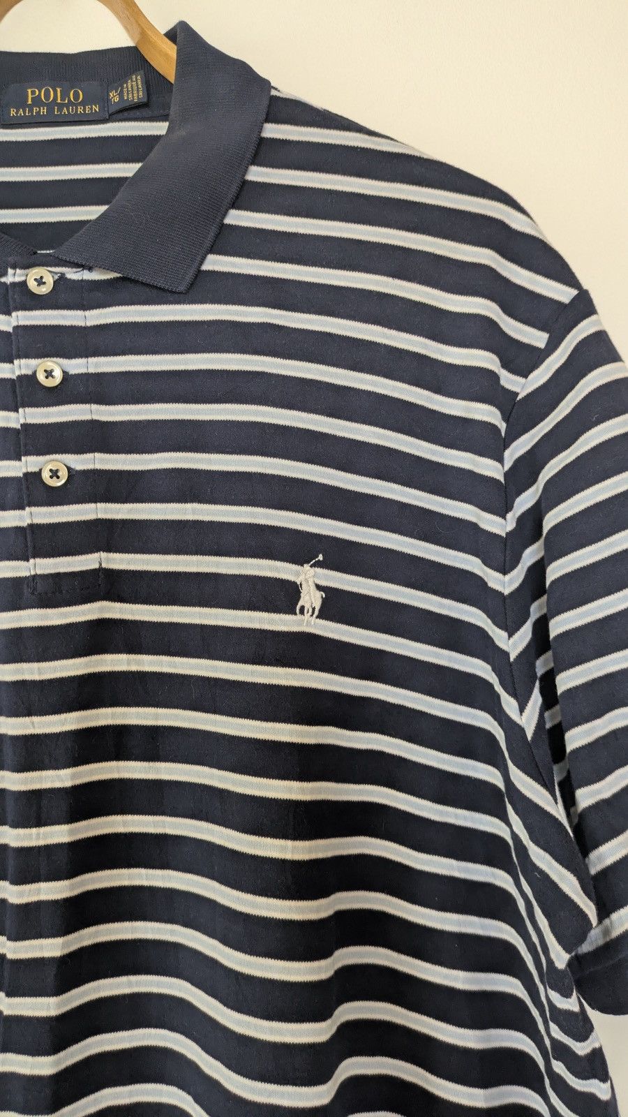 Polo Ralph Lauren 🔵 Polo Ralph Lauren Striped Polo – Size XL Size US XL / EU 56 / 4 - 5 Thumbnail