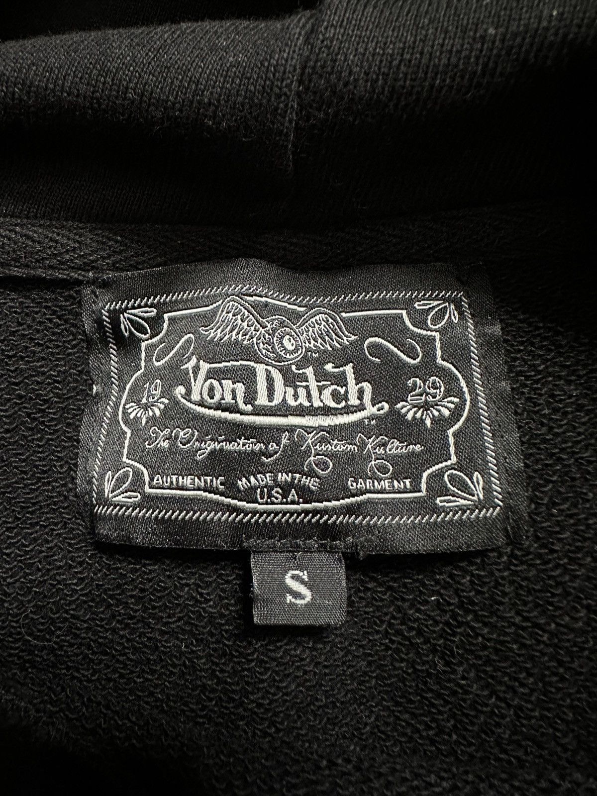 Von Dutch 👁️Von Dutch👁️ Logo Hoodie Size Small Size US S / EU 44-46 / 1 - 12 Thumbnail