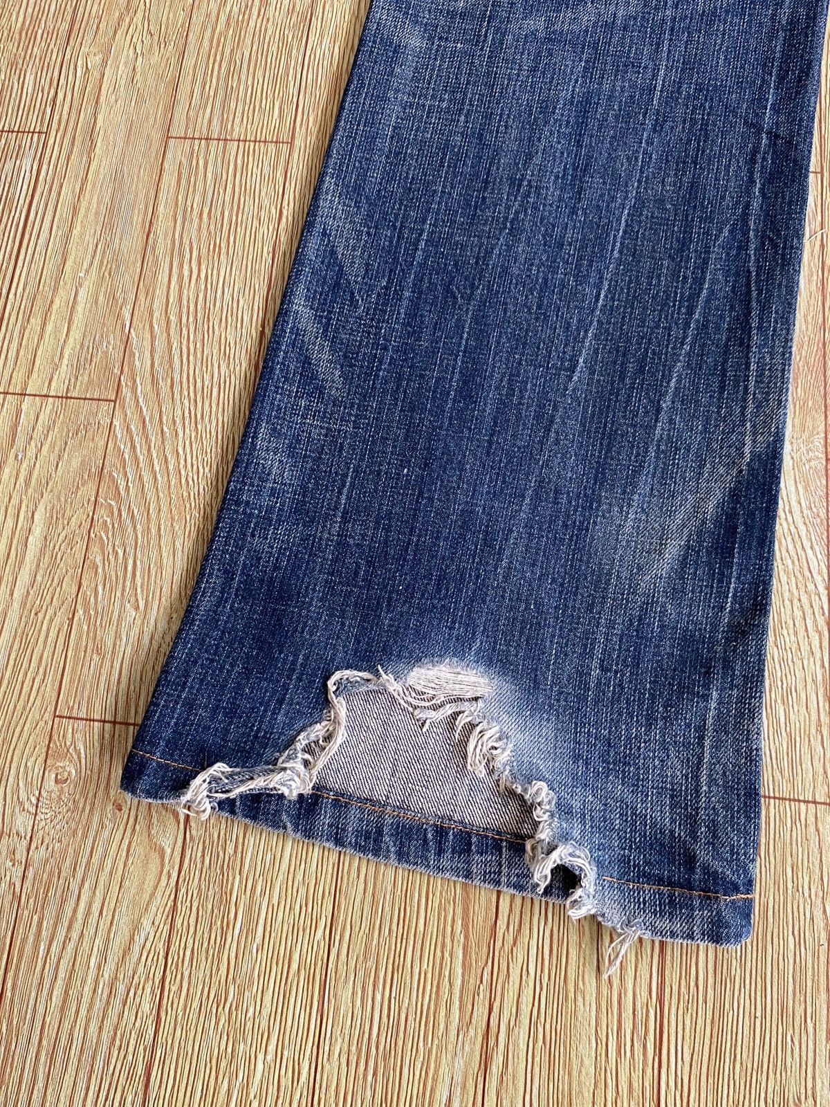 Japanese Brand Rare Design Vintage Japanese Brand UJ Flared Jeans 1990s Size US 32 / EU 48 - 10 Thumbnail